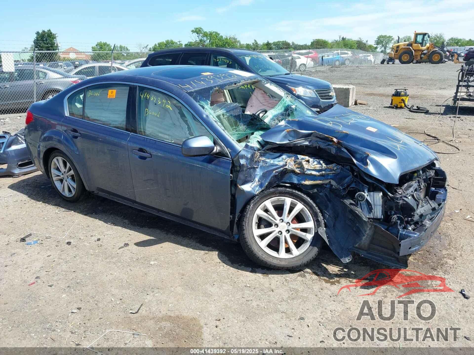 SUBARU LEGACY 2013 - 4S3BMCG69D3031468