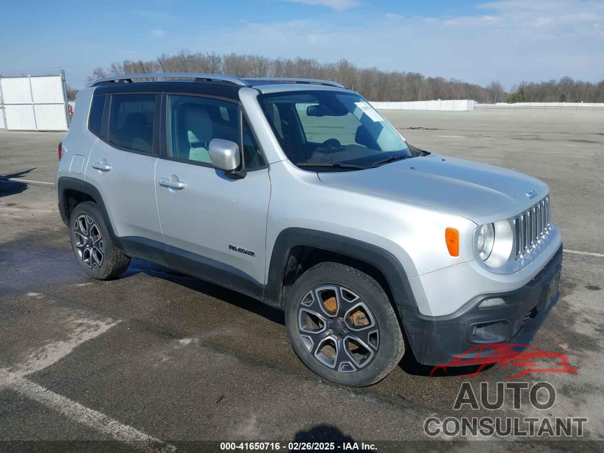 JEEP RENEGADE 2015 - ZACCJBDT8FPB95486