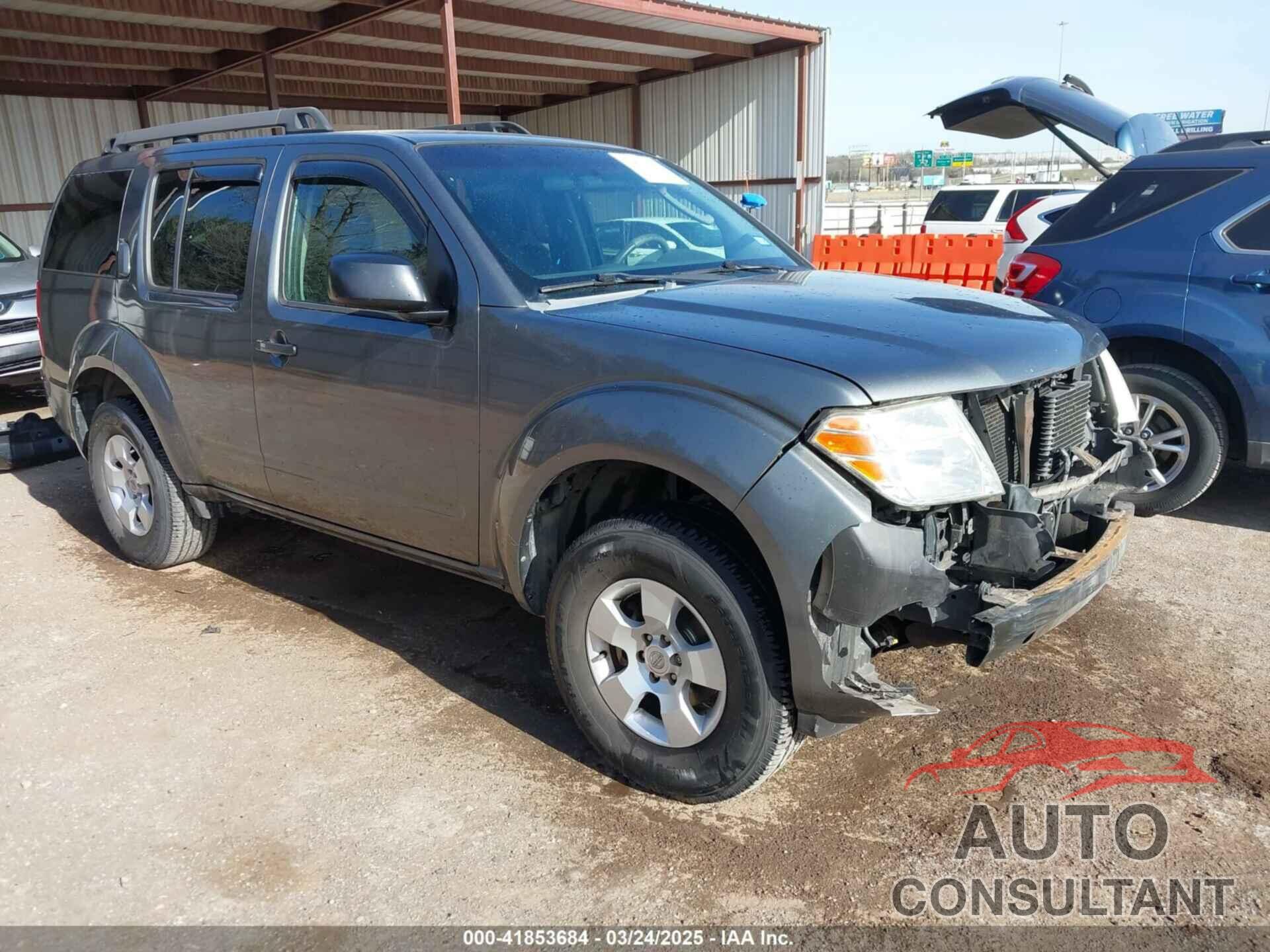 NISSAN PATHFINDER 2009 - 5N1AR18U99C614673