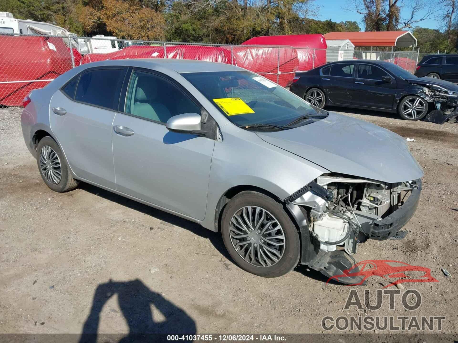 TOYOTA COROLLA 2015 - 2T1BURHEXFC431767