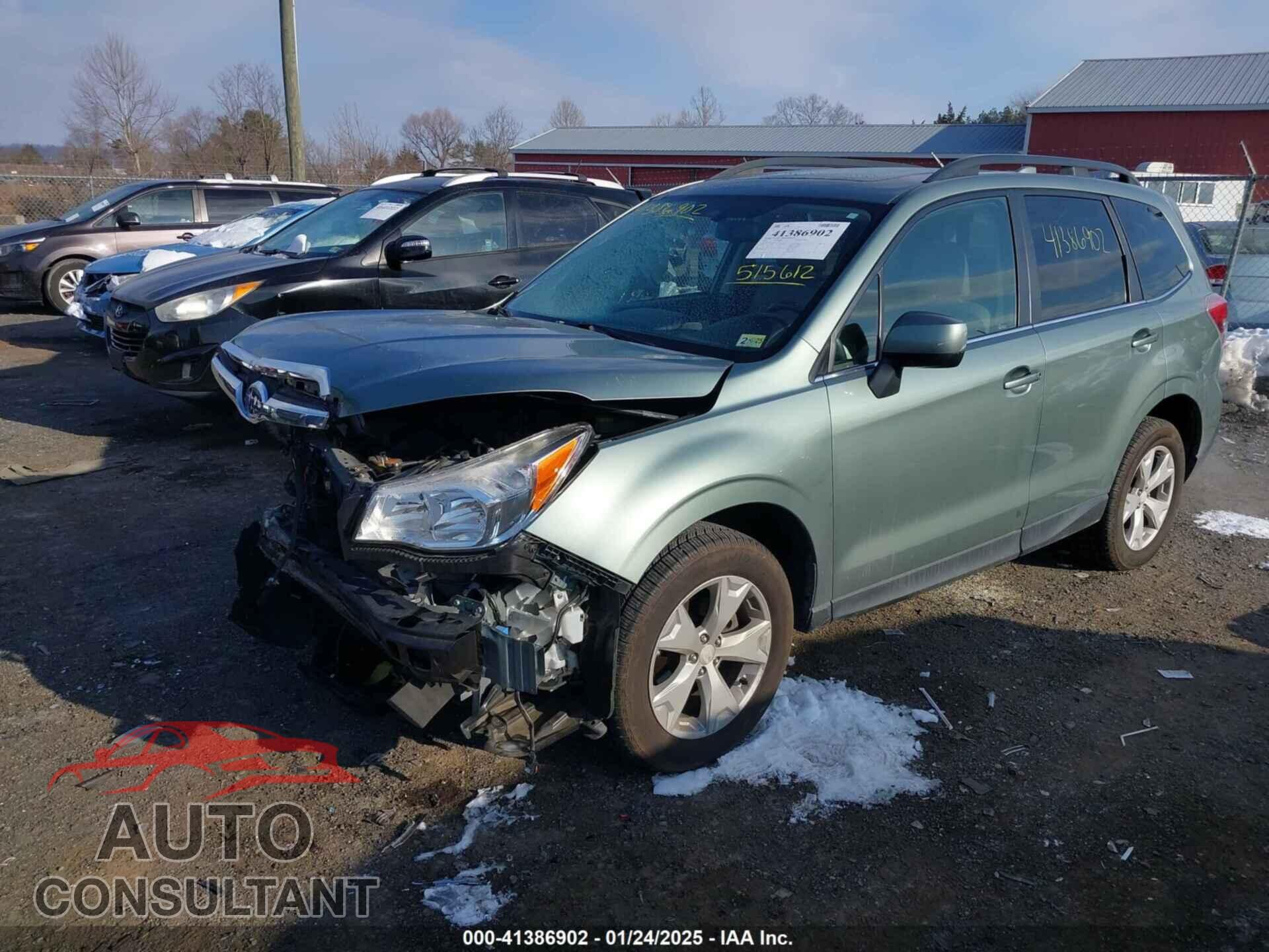 SUBARU FORESTER 2016 - JF2SJAHC8GH515612