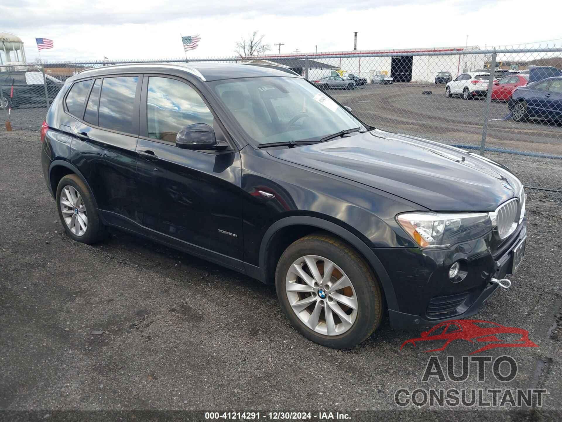 BMW X3 2015 - 5UXWX9C53F0D62156