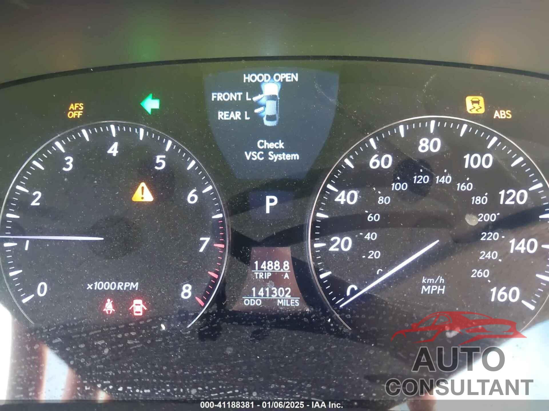 LEXUS LS 460 2009 - JTHBL46F495086639