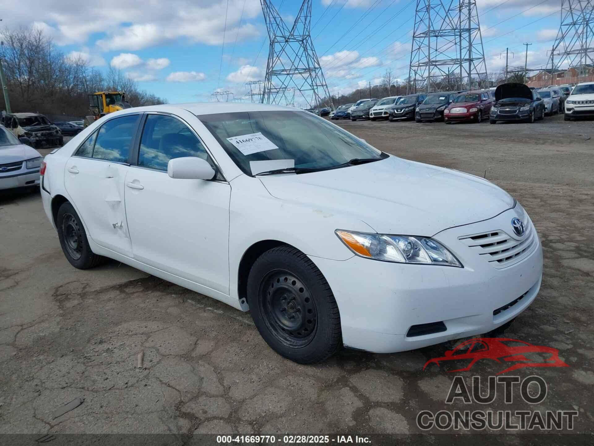 TOYOTA CAMRY 2009 - 4T1BE46KX9U847622
