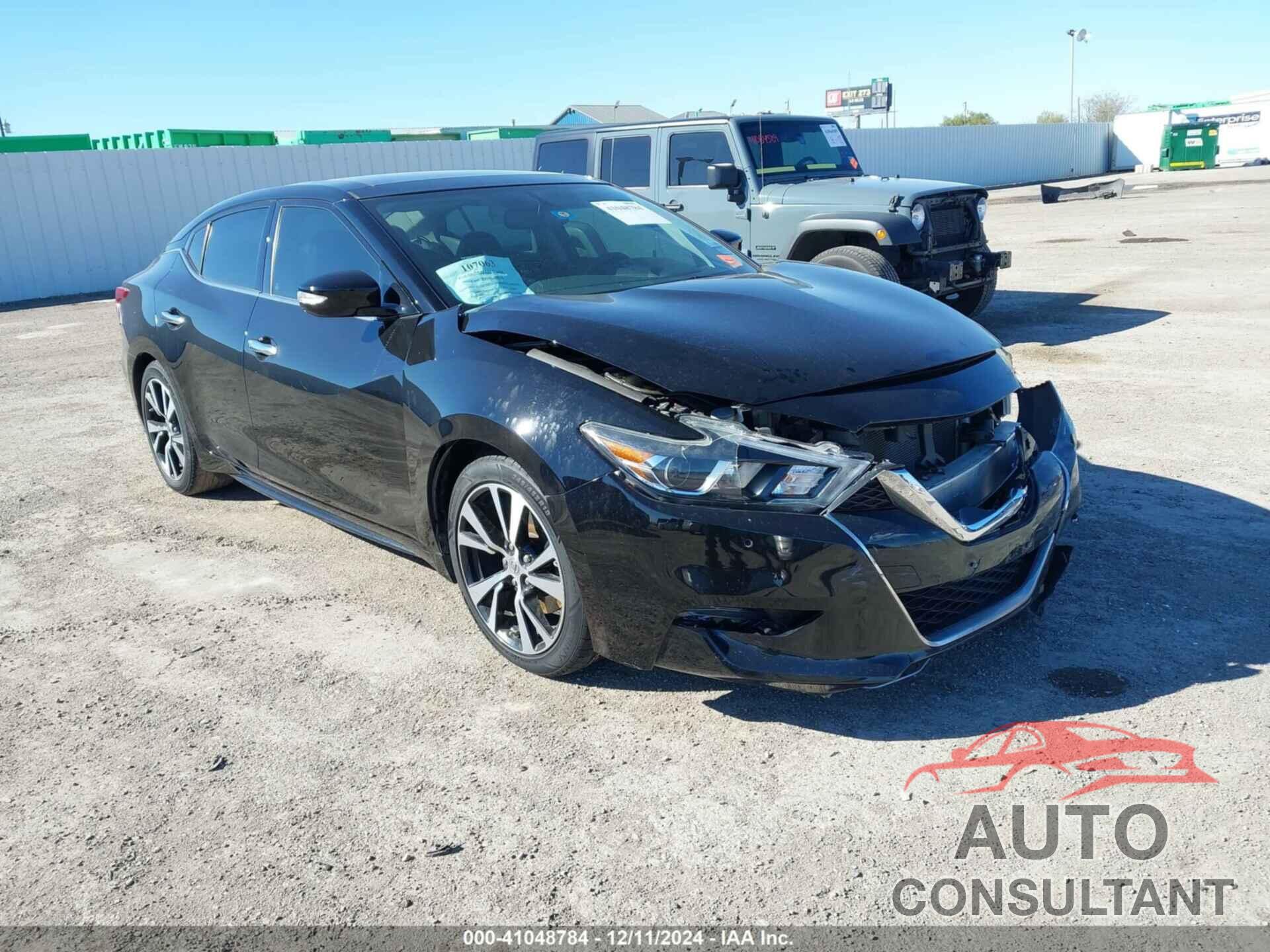 NISSAN MAXIMA 2018 - 1N4AA6AP3JC405551