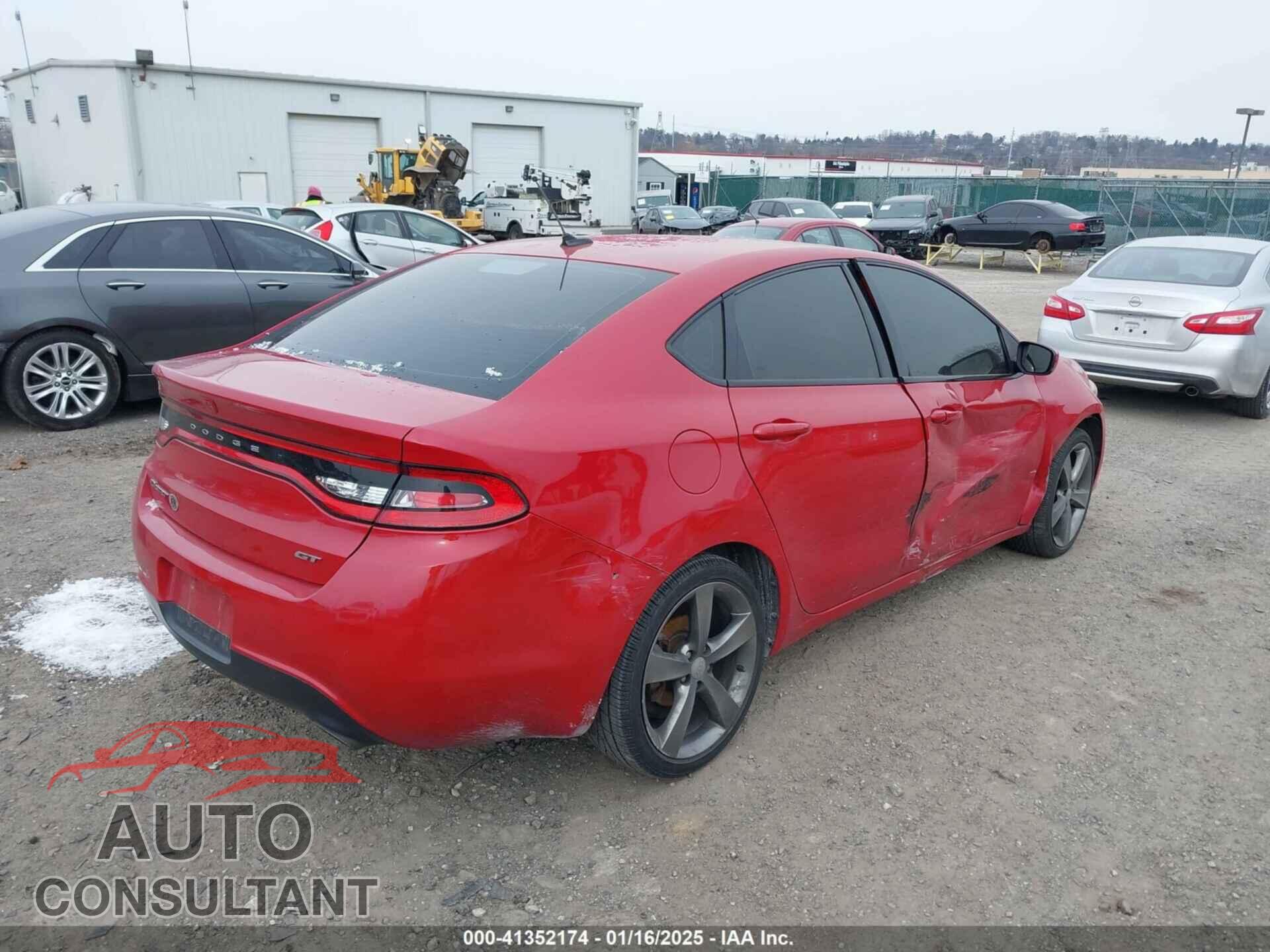 DODGE DART 2015 - 1C3CDFEB1FD227668