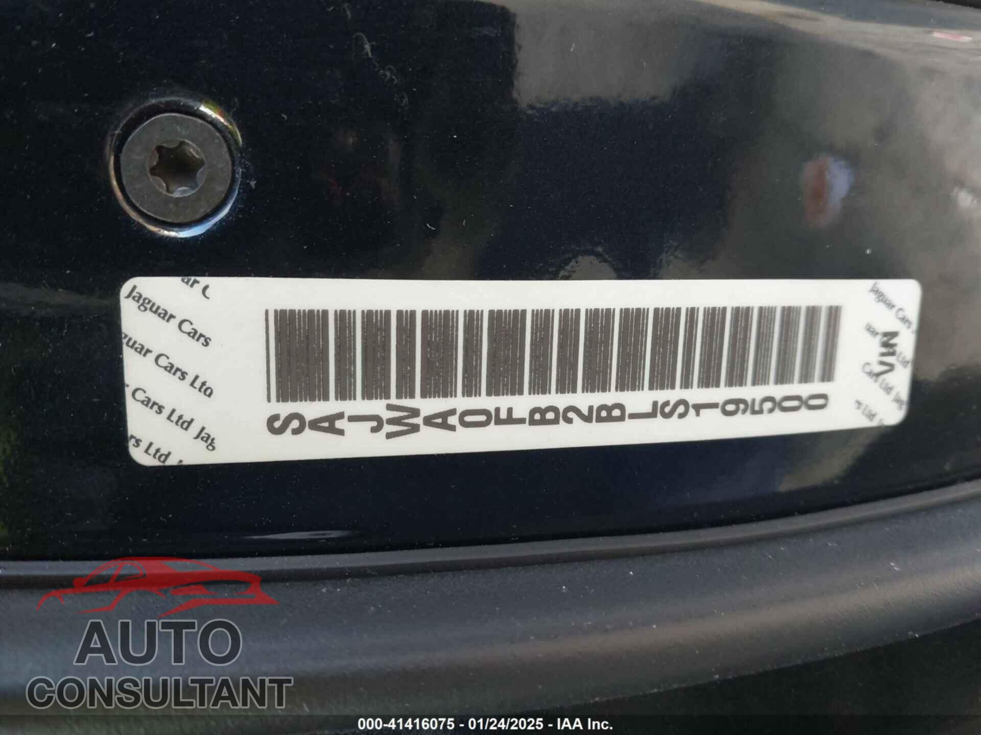 JAGUAR XF 2011 - SAJWA0FB2BLS19500