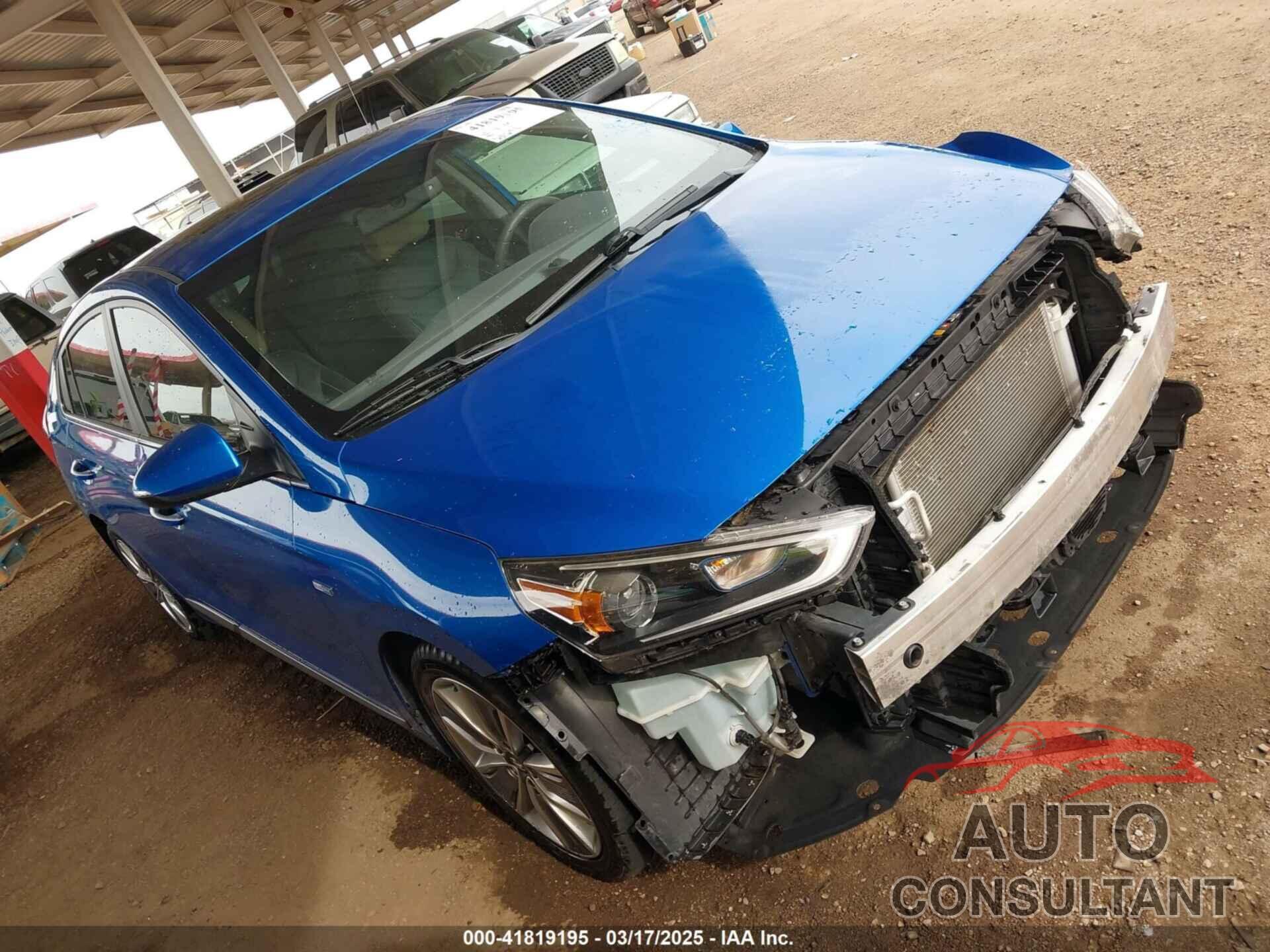 HYUNDAI IONIQ HYBRID 2017 - KMHC85LC7HU029620