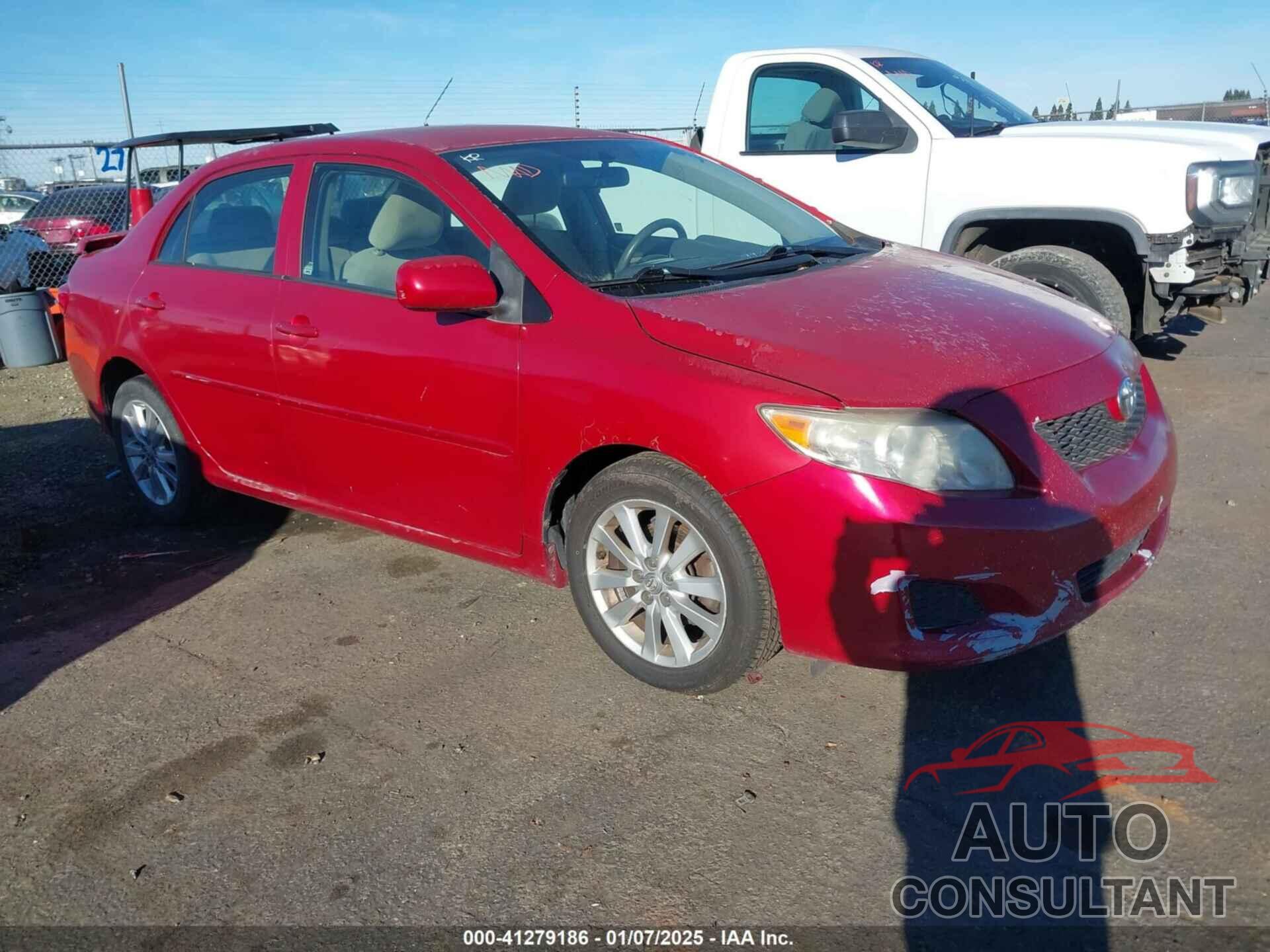 TOYOTA COROLLA 2009 - JTDBL40E79J001768