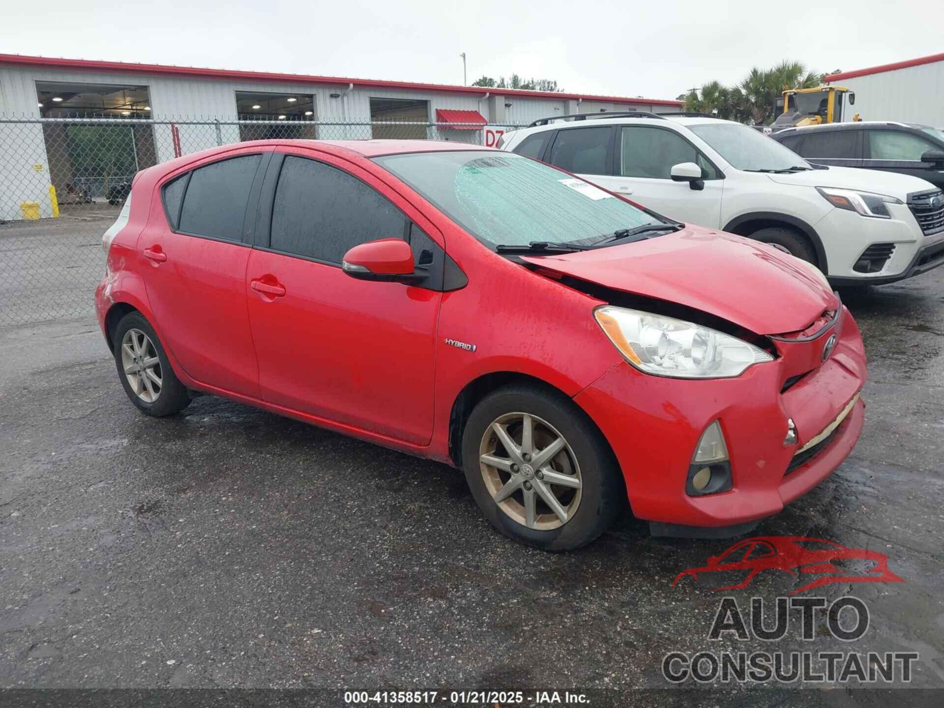 TOYOTA PRIUS C 2013 - JTDKDTB35D1542023