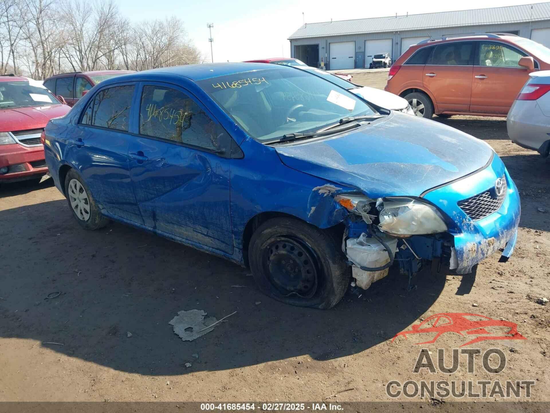 TOYOTA COROLLA 2009 - JTDBL40E499086781