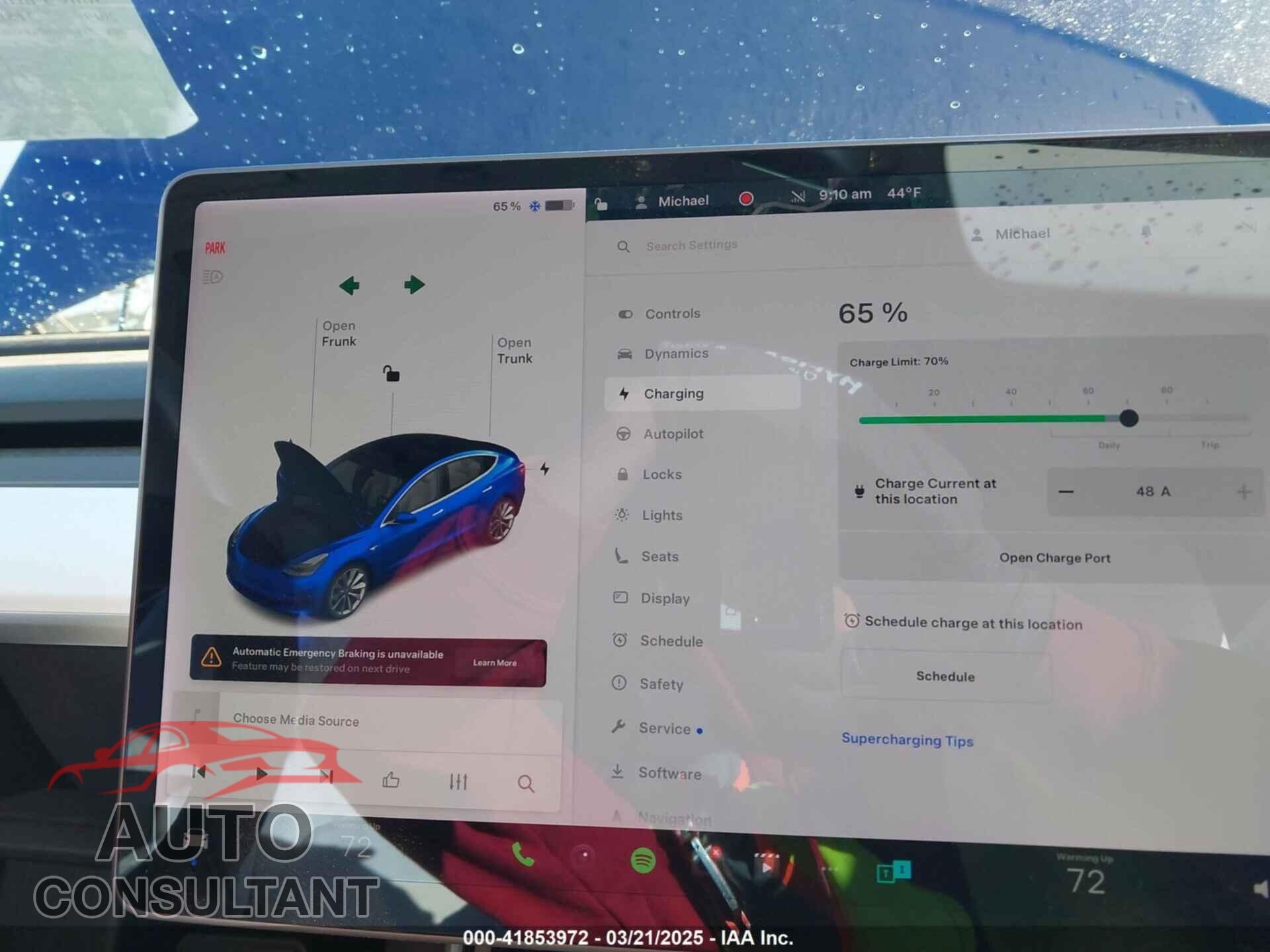 TESLA MODEL 3 2019 - 5YJ3E1EB7KF454636