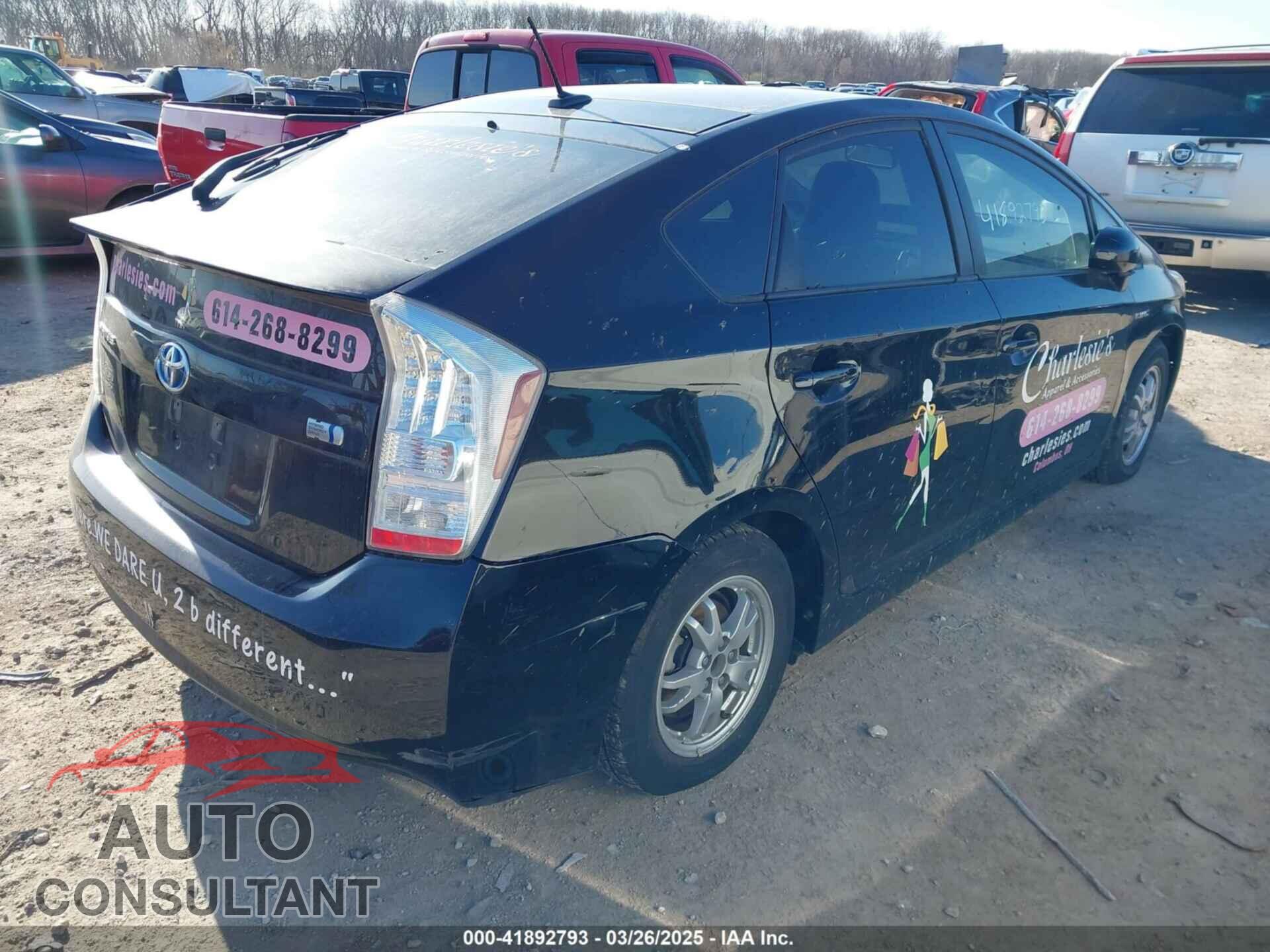 TOYOTA PRIUS 2011 - JTDKN3DU4B0277746