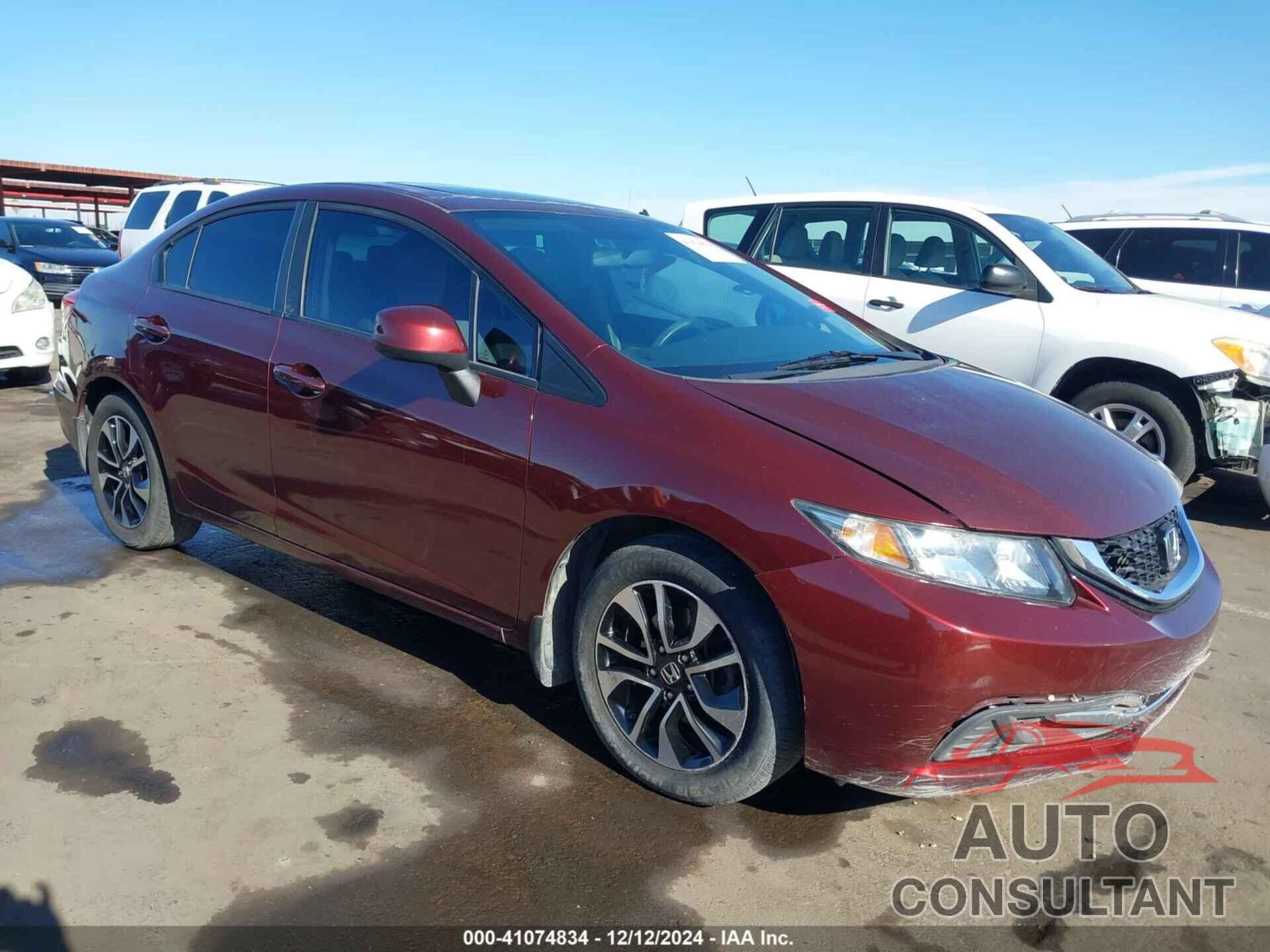 HONDA CIVIC 2013 - 19XFB2F84DE017989