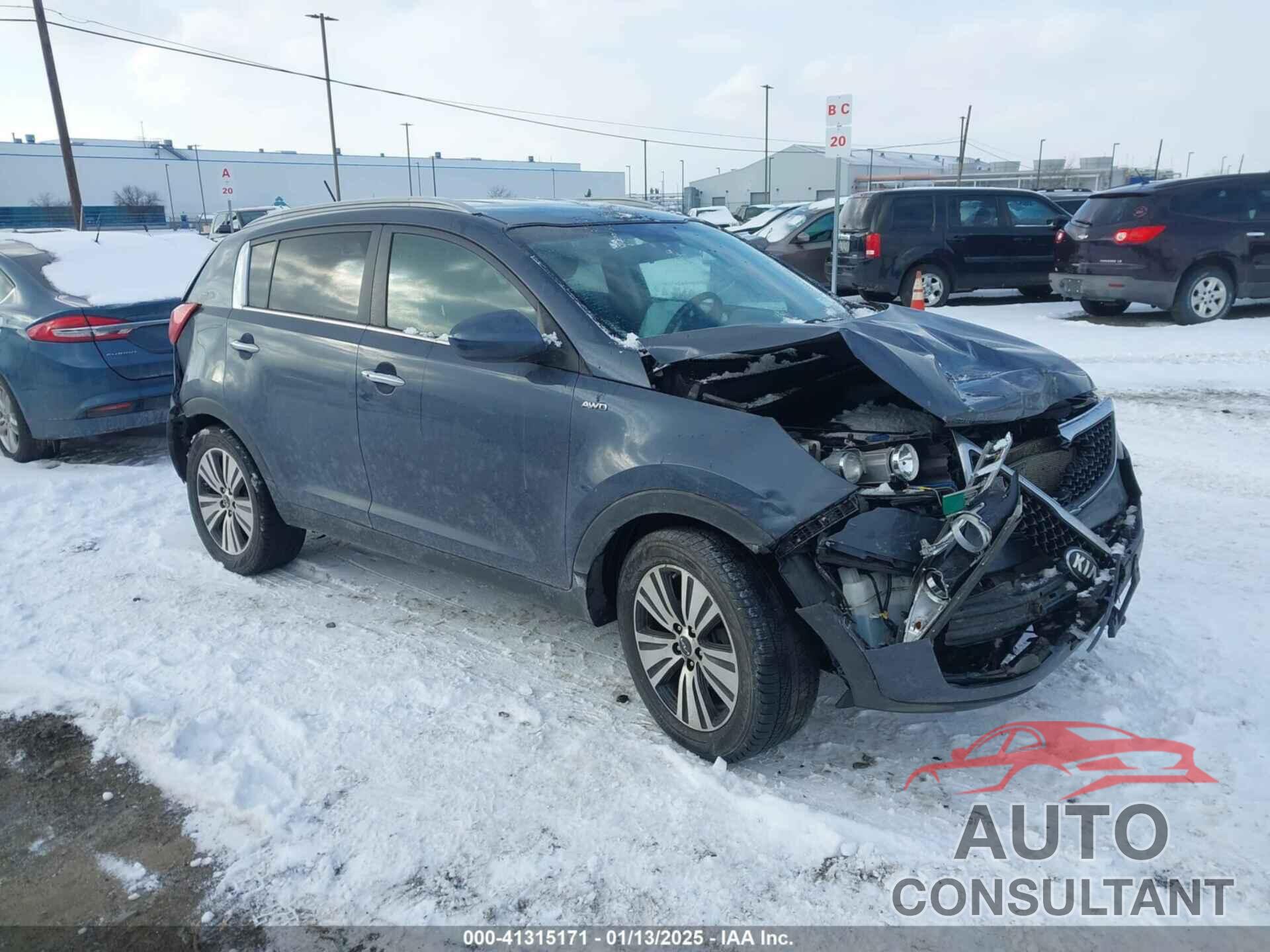 KIA SPORTAGE 2016 - KNDPCCAC8G7815886