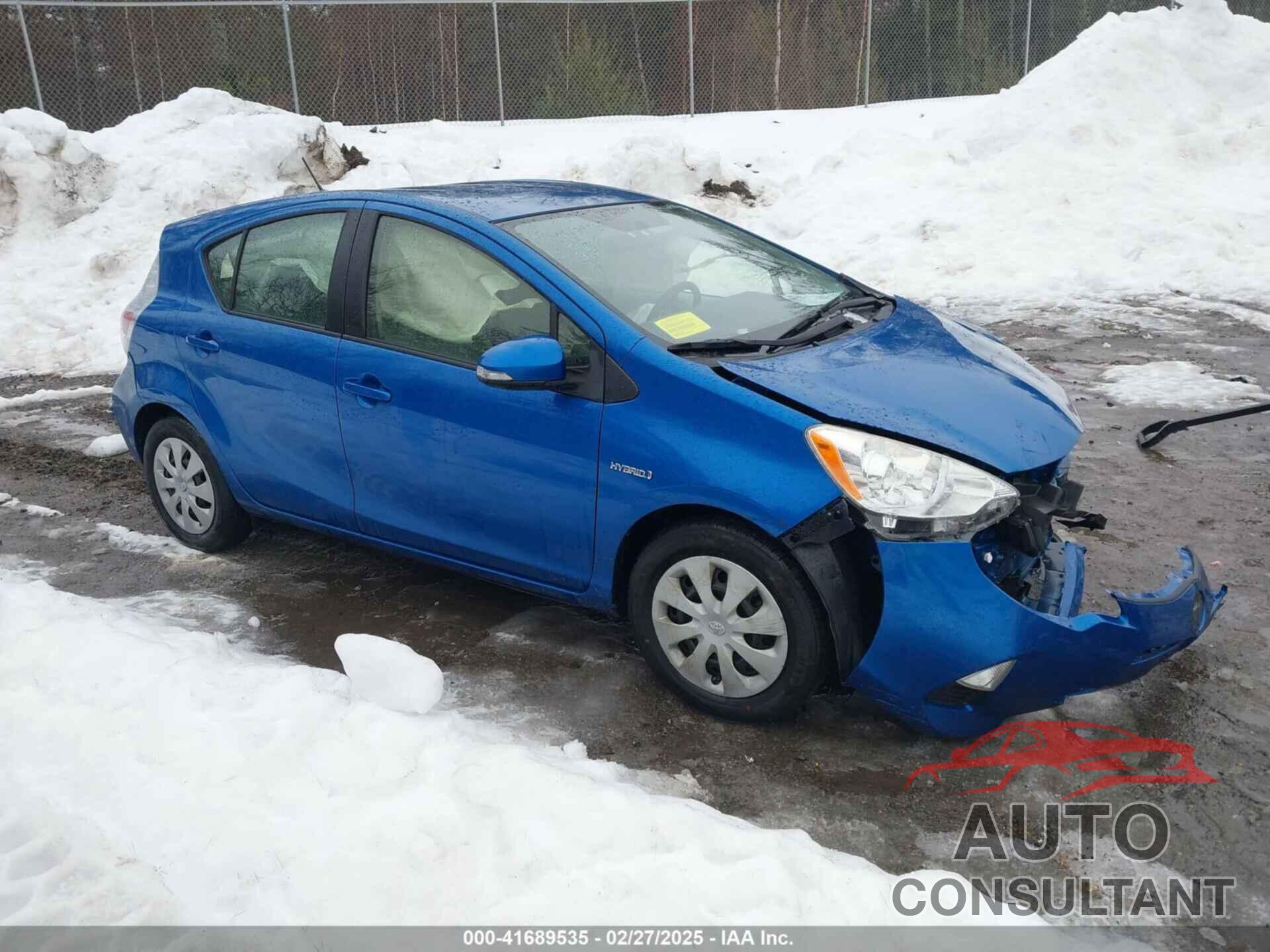 TOYOTA PRIUS C 2012 - JTDKDTB32C1018004