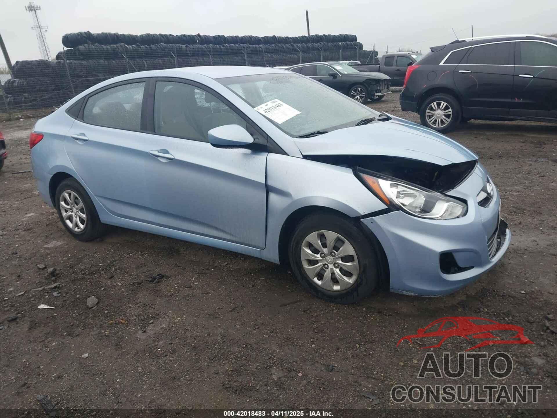HYUNDAI ACCENT 2014 - KMHCT4AE6EU683646