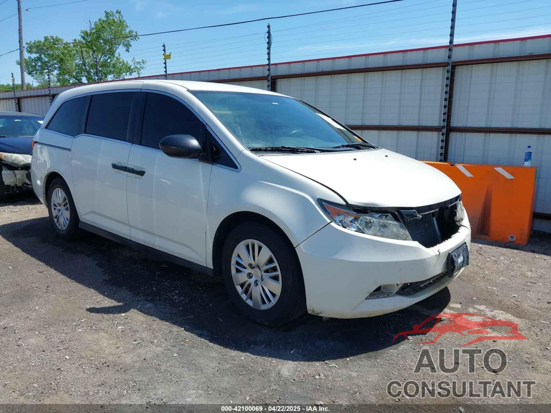 HONDA ODYSSEY 2016 - 5FNRL5H25GB168911