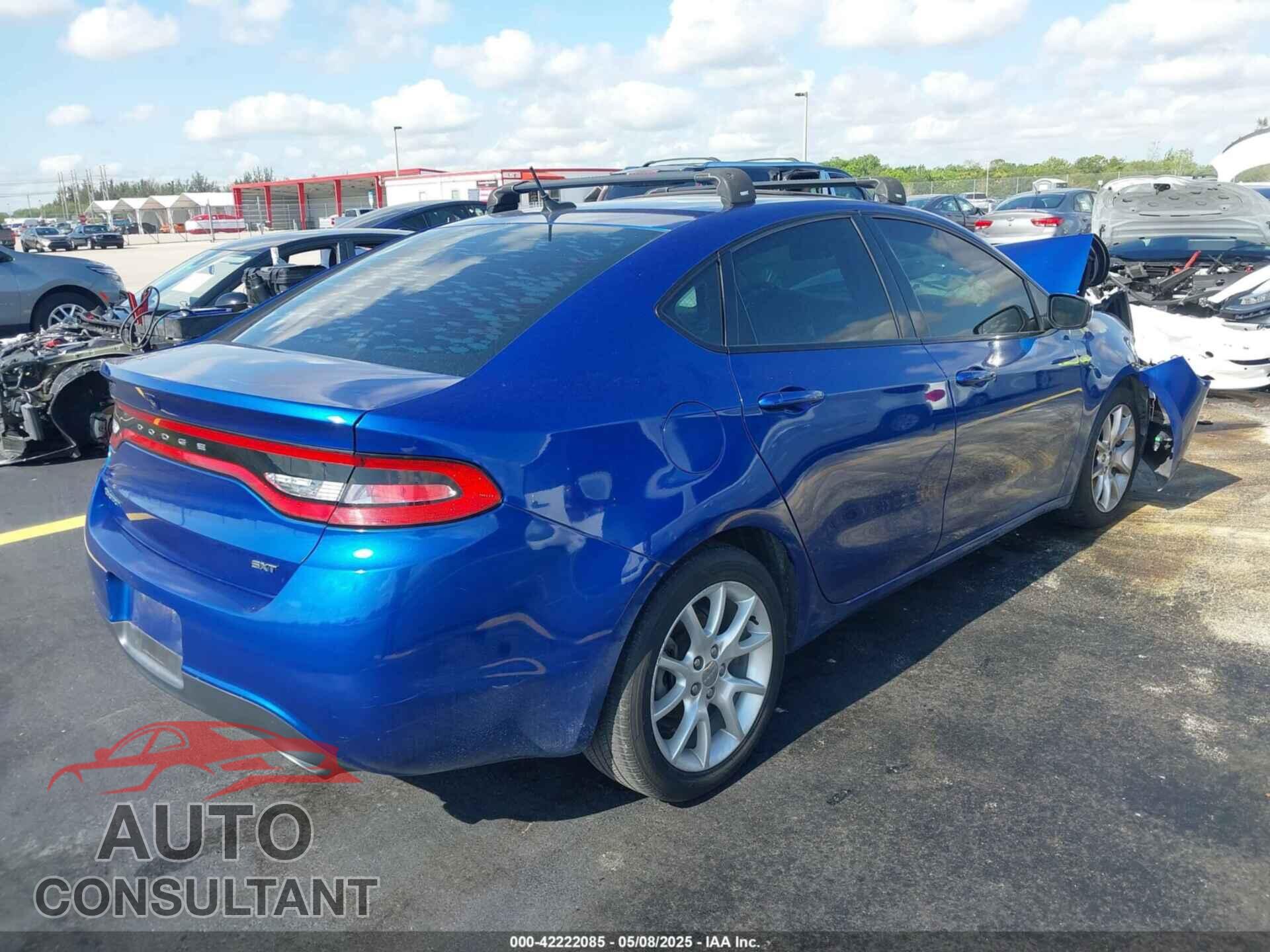 DODGE DART 2013 - 1C3CDFBA2DD333684