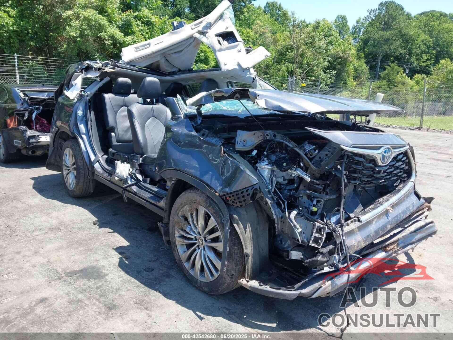 TOYOTA HIGHLANDER 2022 - 5TDEBRCH0NS090356