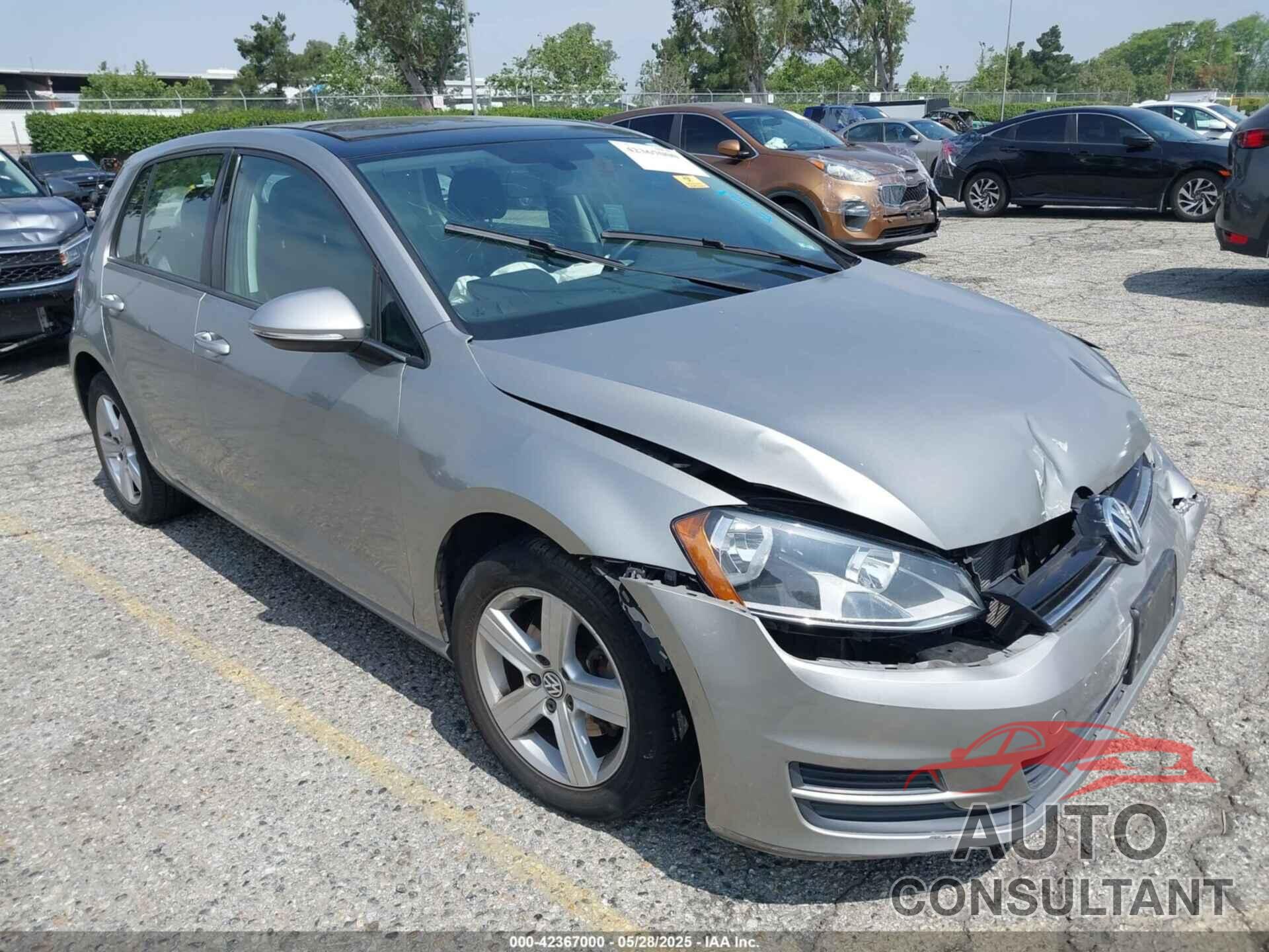 VOLKSWAGEN GOLF 2017 - 3VW217AU6HM040301