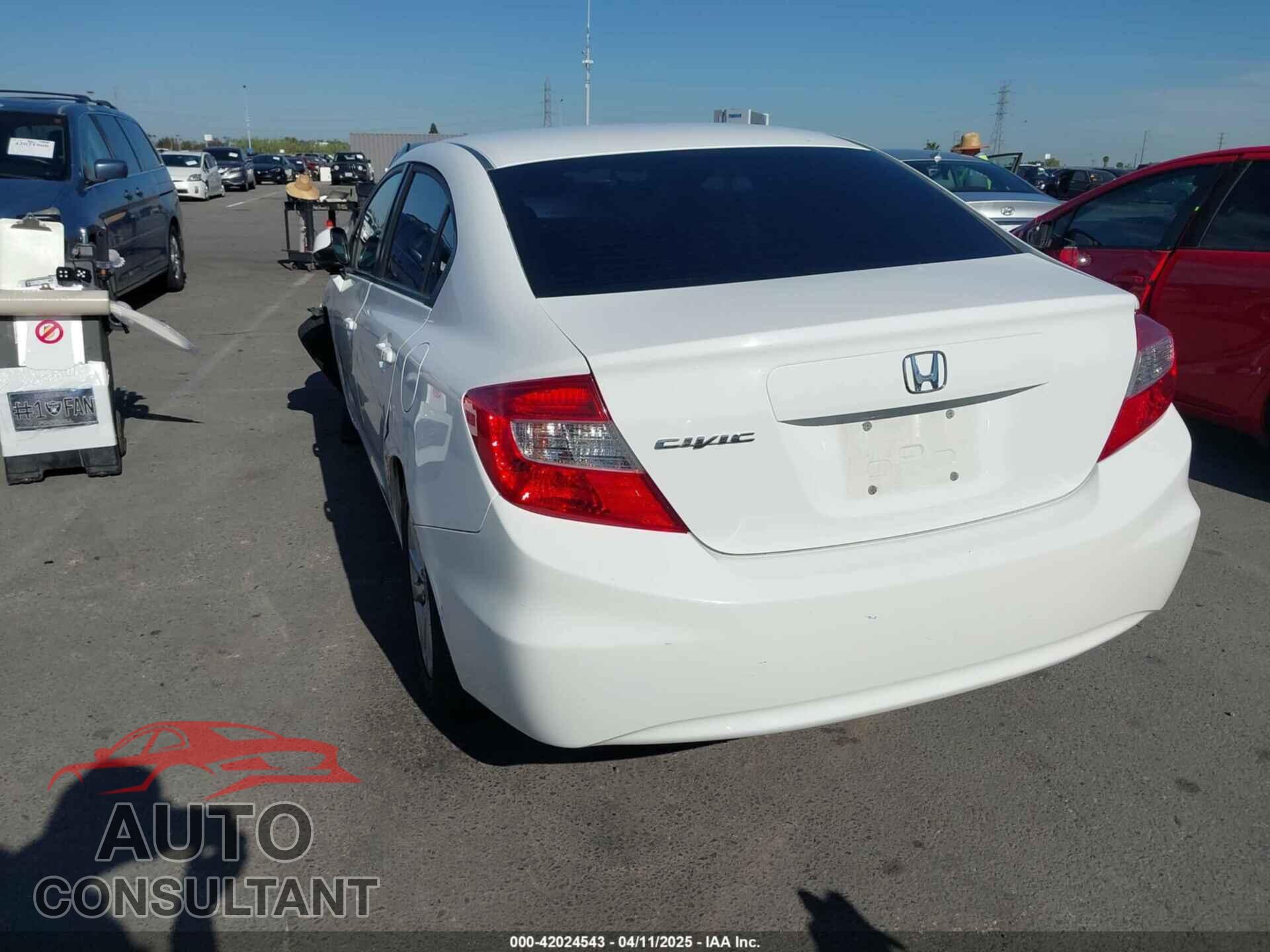HONDA CIVIC 2012 - 19XFB2F92CE381075