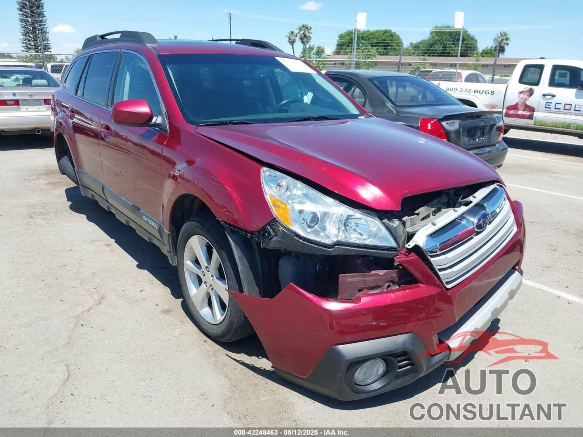 SUBARU OUTBACK 2014 - 4S4BRBMC1E3272492
