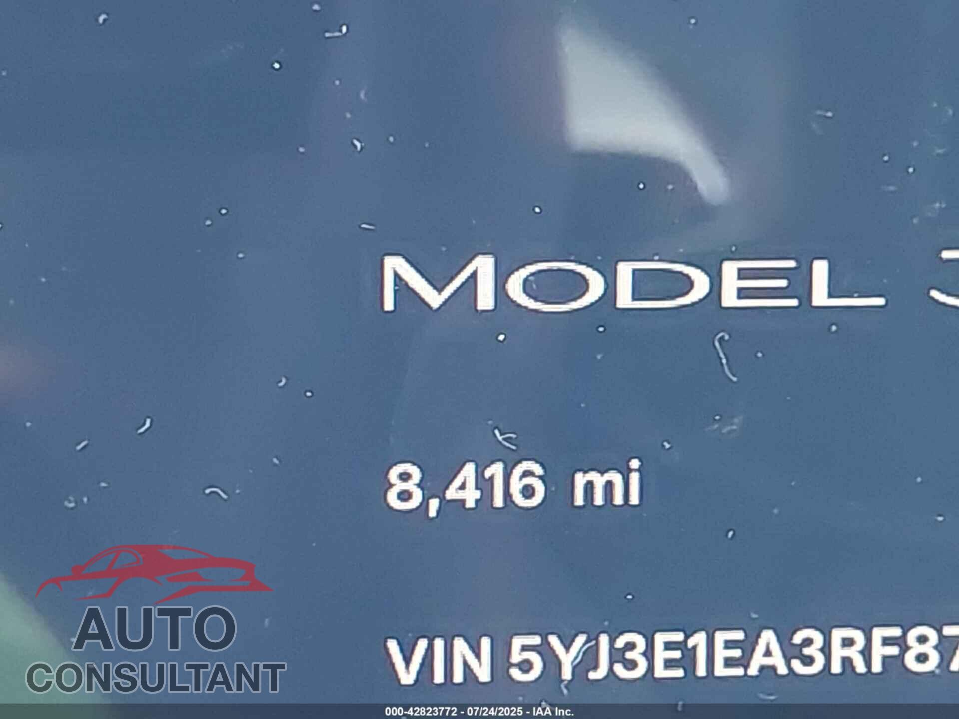 TESLA MODEL 3 2024 - 5YJ3E1EA3RF871771