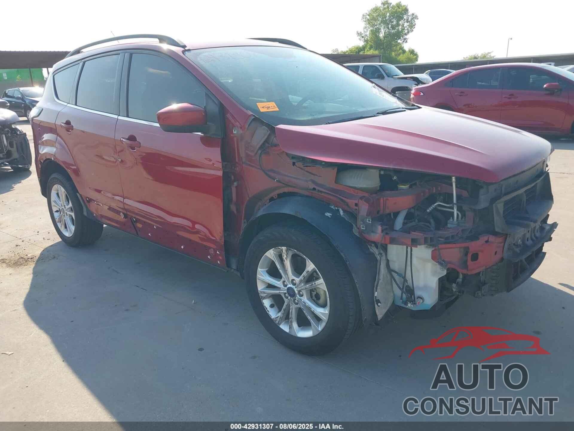FORD ESCAPE 2018 - 1FMCU9GD4JUD20345