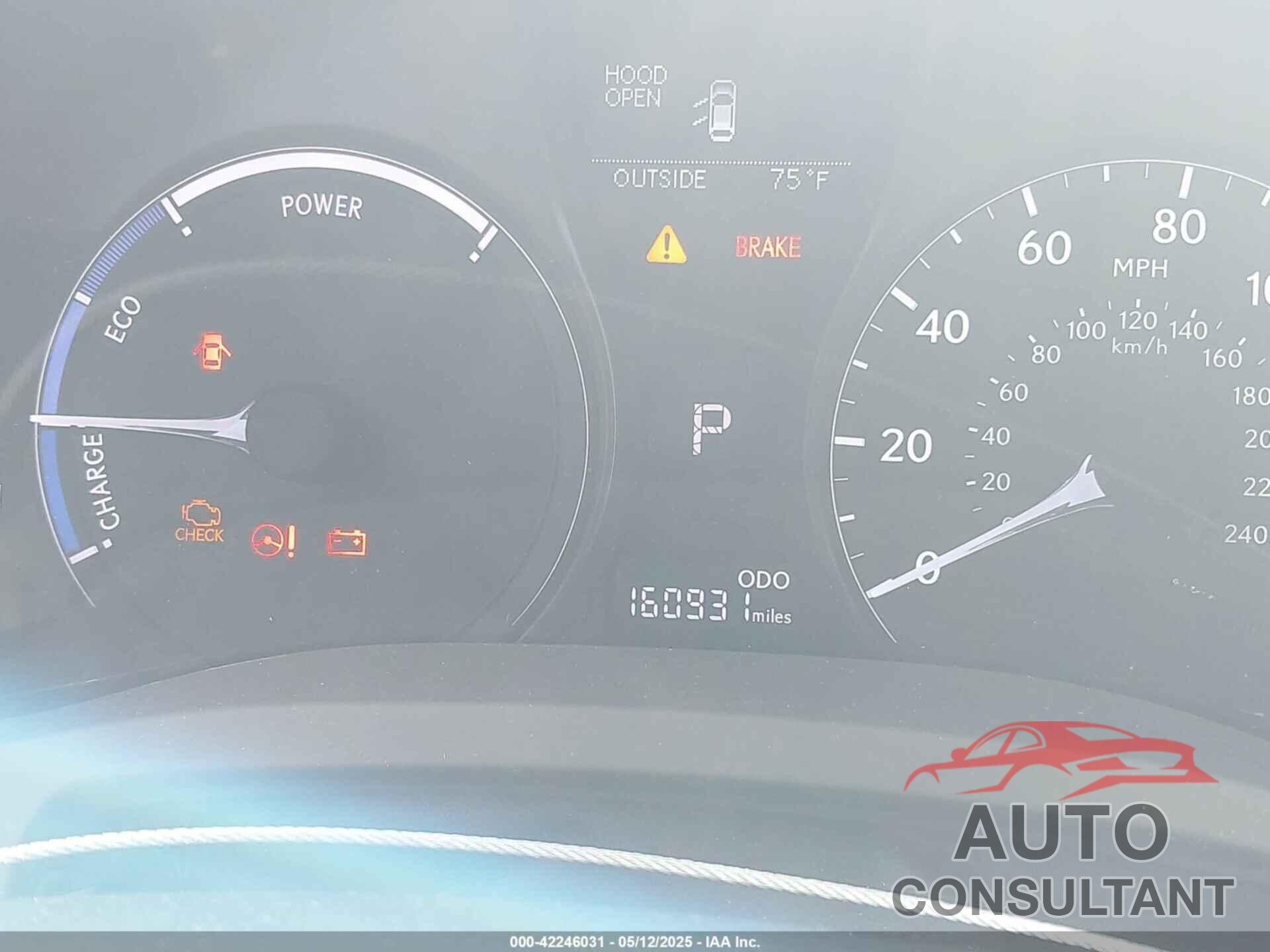LEXUS RX 450H 2013 - JTJBC1BA9D2053105