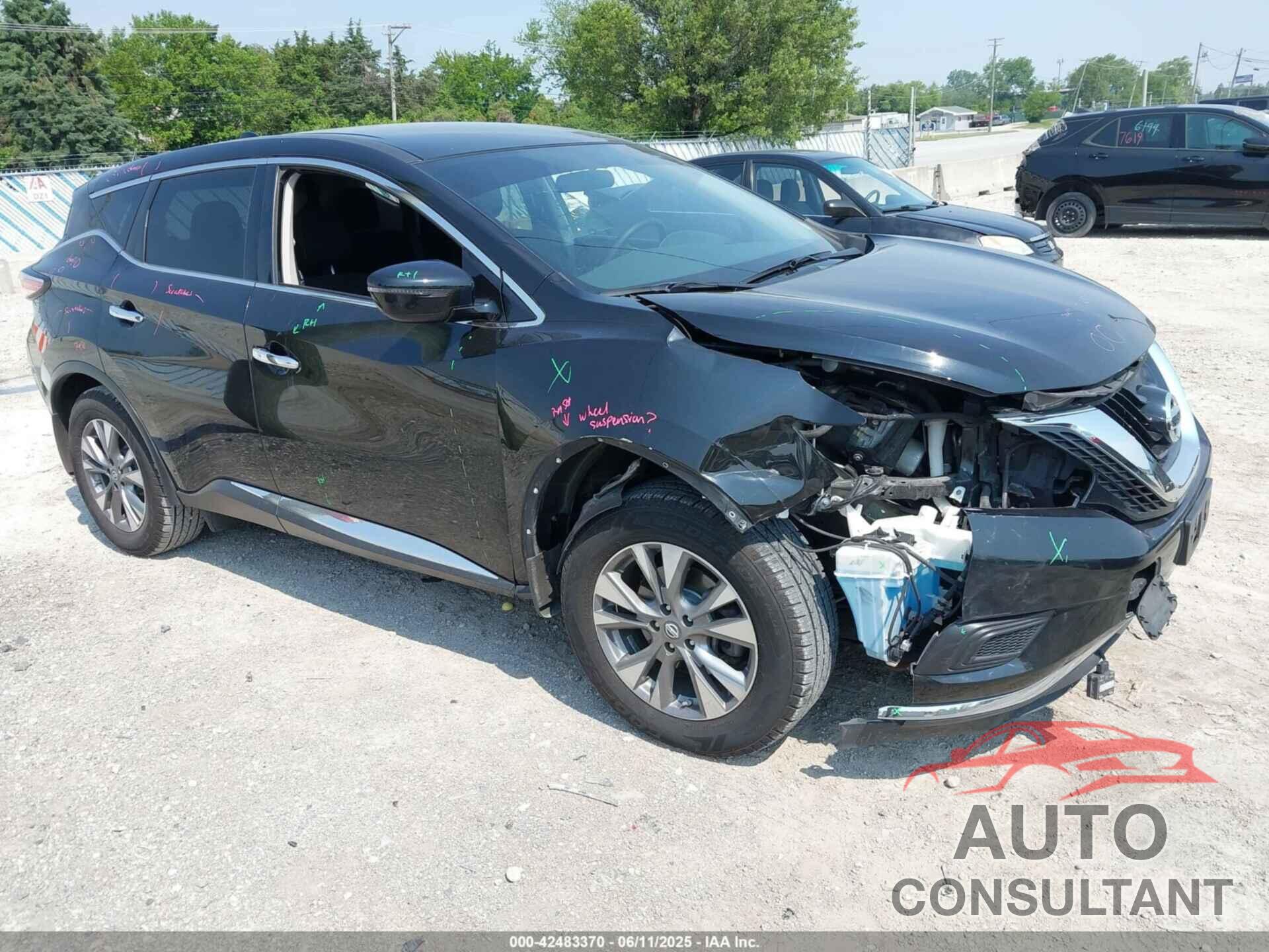 NISSAN MURANO 2018 - 5N1AZ2MH6JN155450