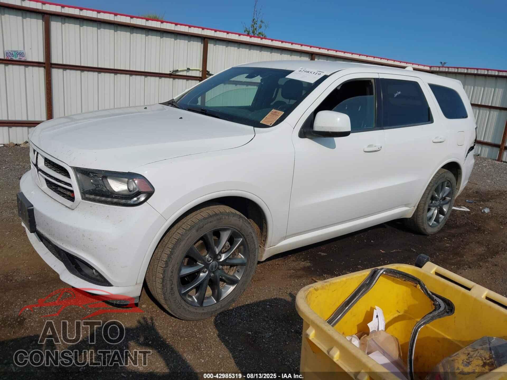 DODGE DURANGO 2015 - 1C4RDJAG8FC147509