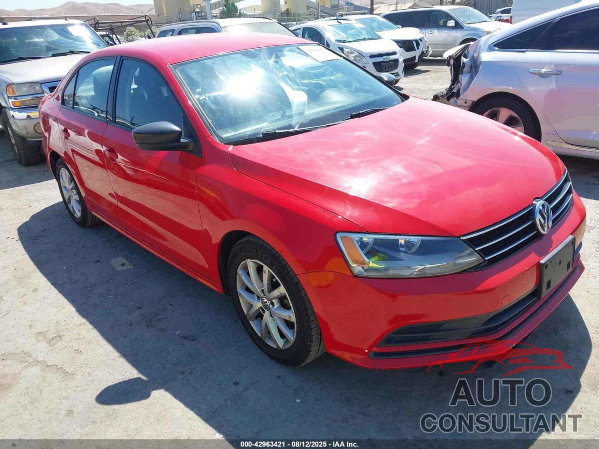 VOLKSWAGEN JETTA 2015 - 3VWD17AJ8FM214445