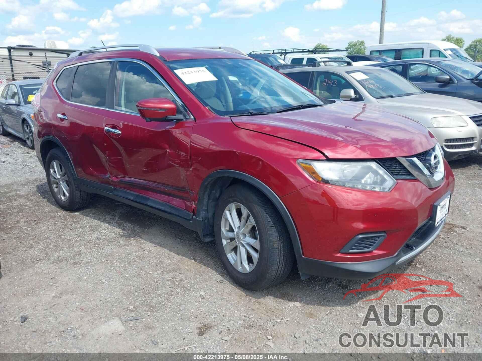 NISSAN ROGUE 2016 - KNMAT2MV1GP619415
