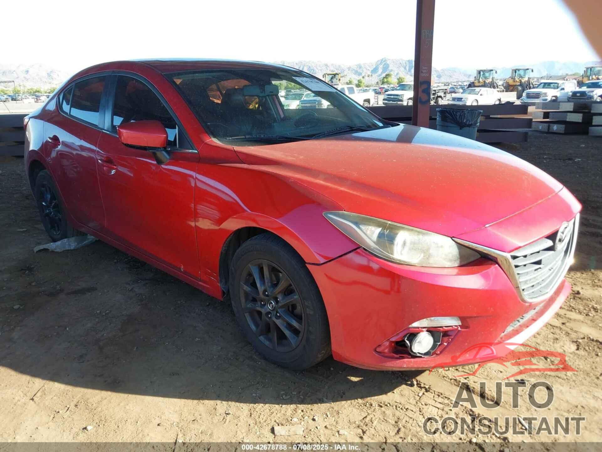 MAZDA MAZDA3 2016 - JM1BM1X79G1291995