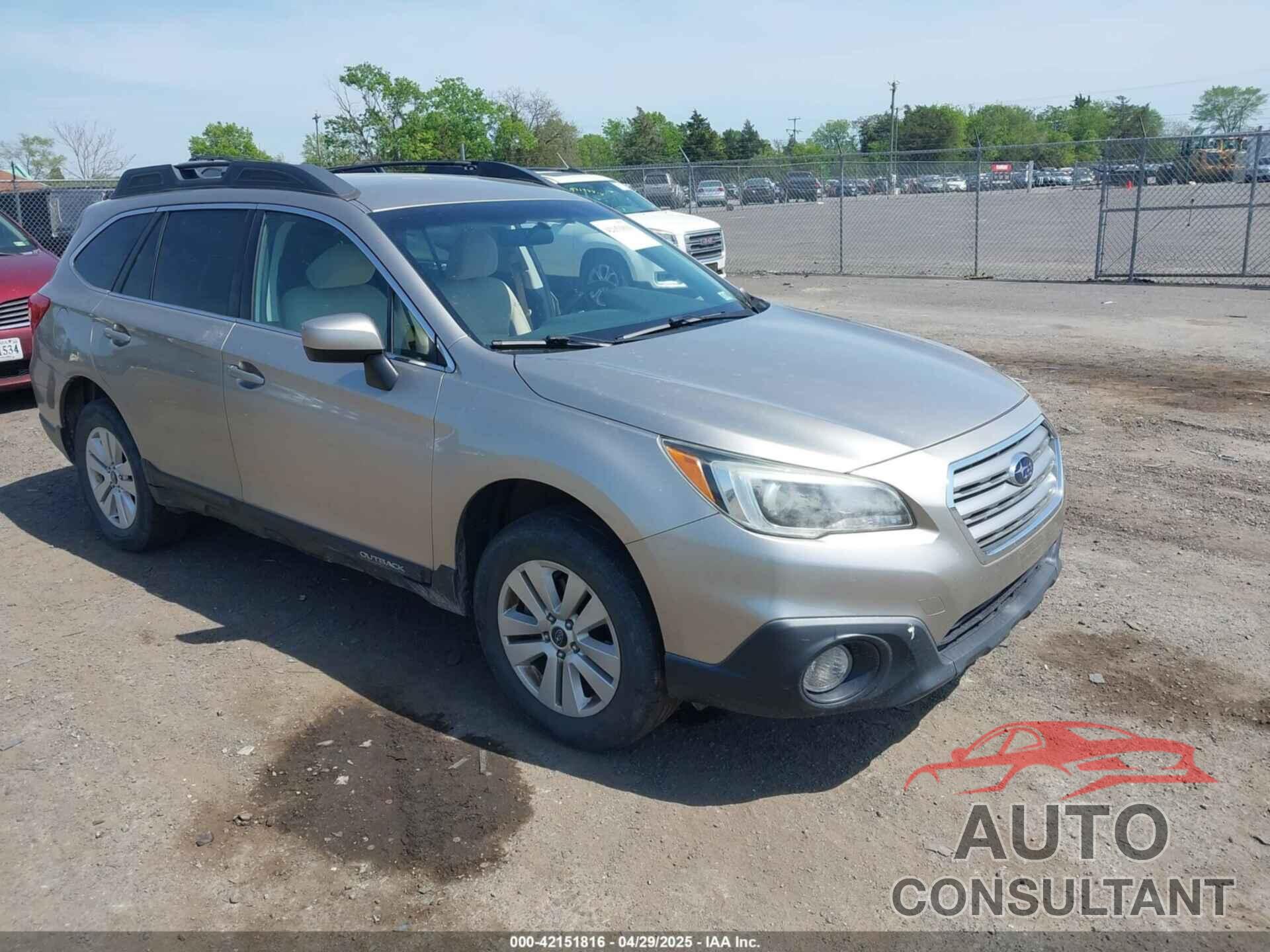 SUBARU OUTBACK 2016 - 4S4BSACC7G3233330