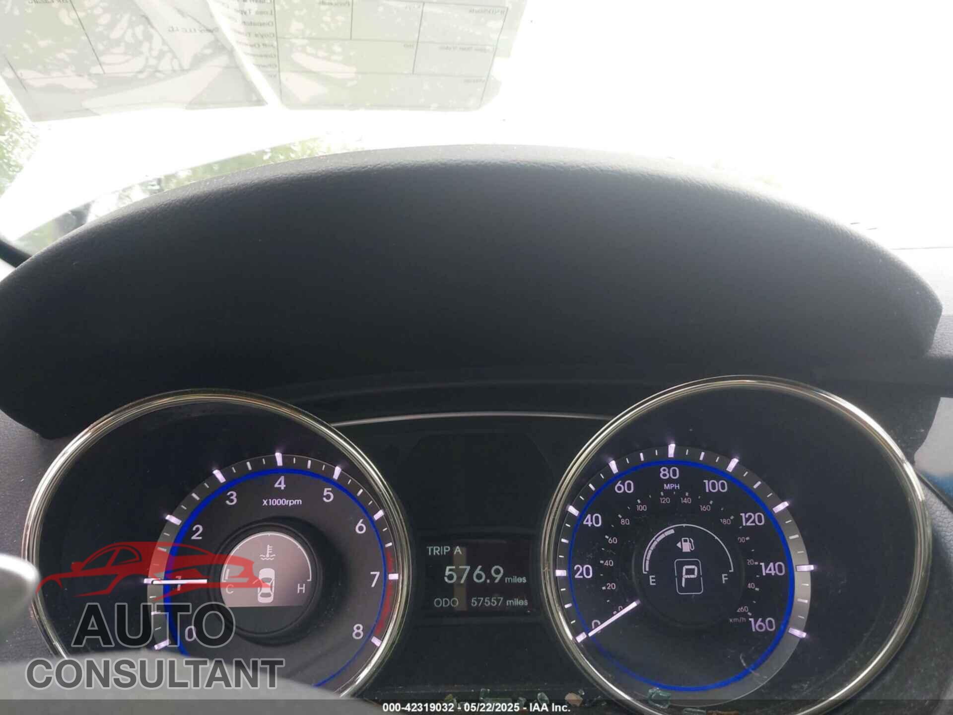 HYUNDAI SONATA 2012 - 5NPEC4AB3CH489005