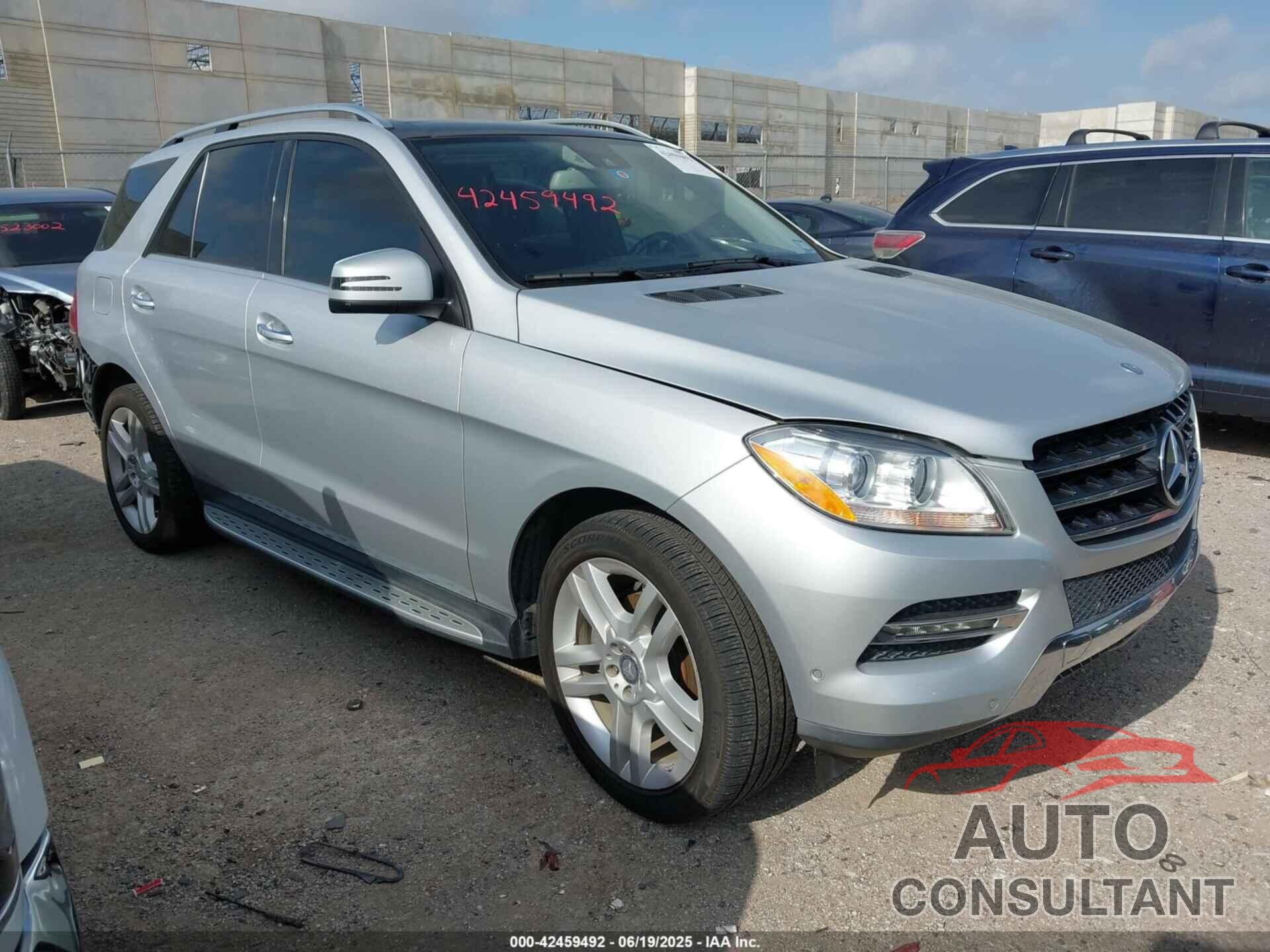 MERCEDES-BENZ ML 350 2015 - 4JGDA5JBXFA617450