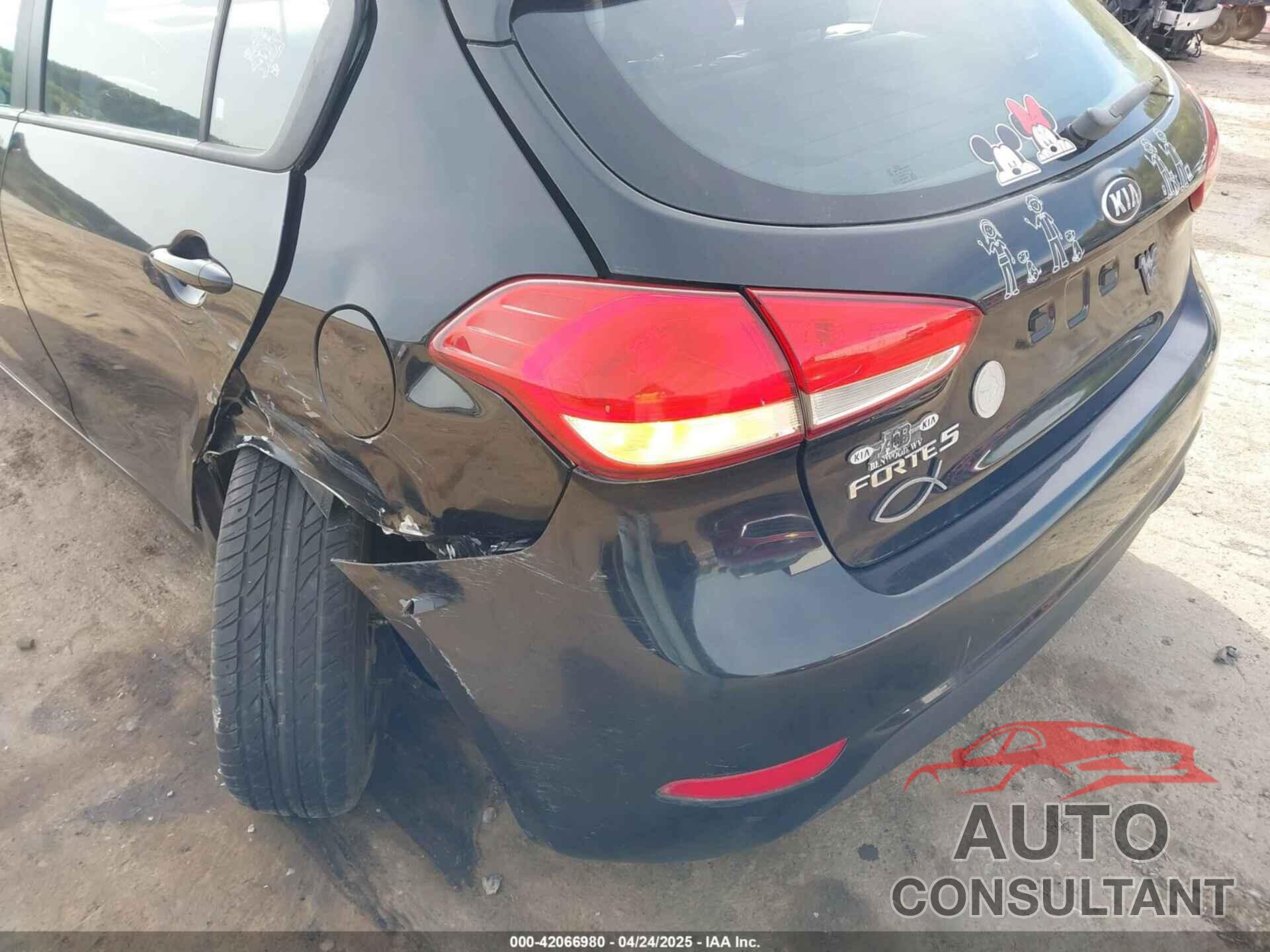 KIA FORTE 2016 - KNAFK5A88G5585328