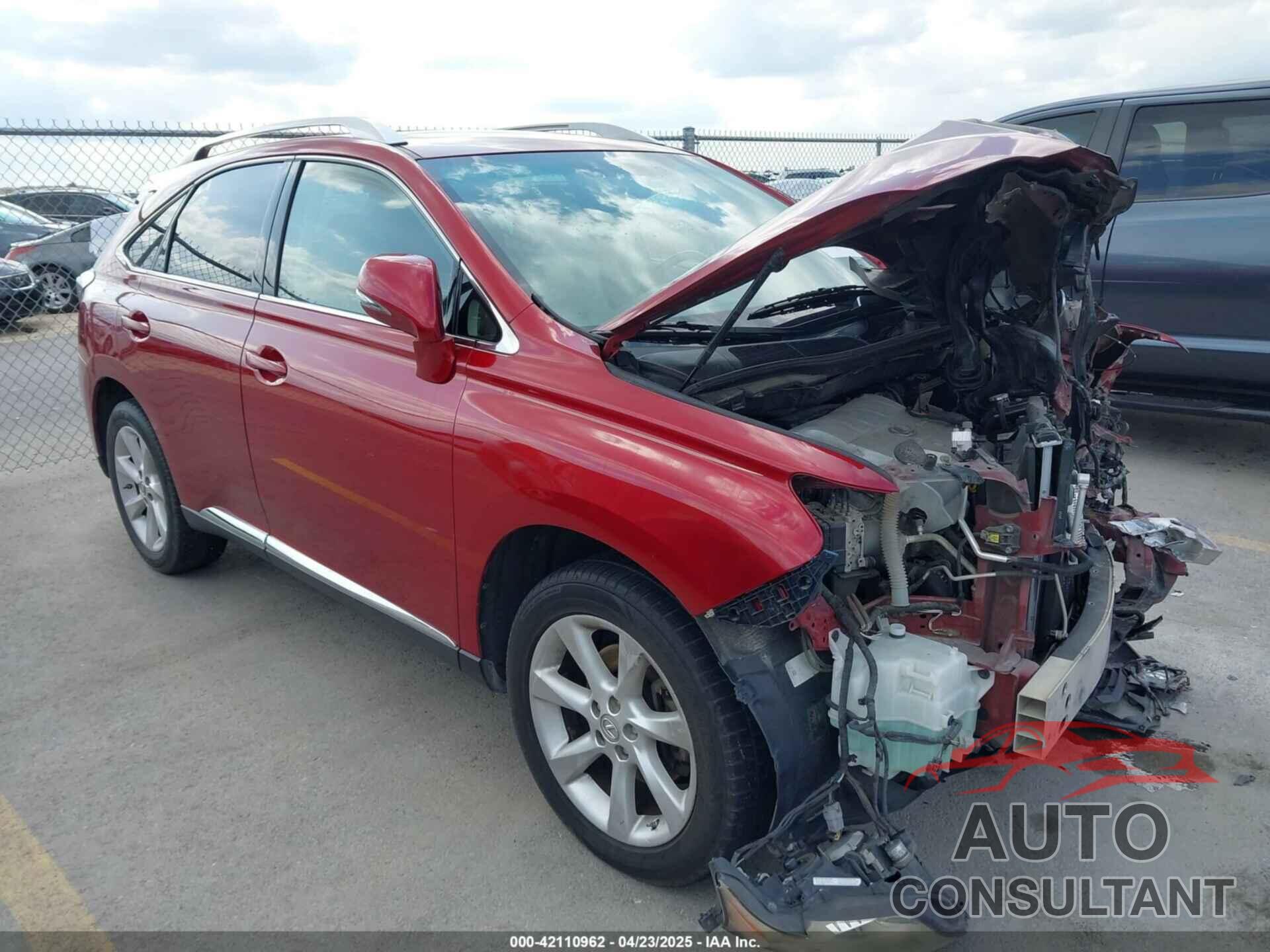 LEXUS RX 350 2011 - JTJZK1BA2B2004939