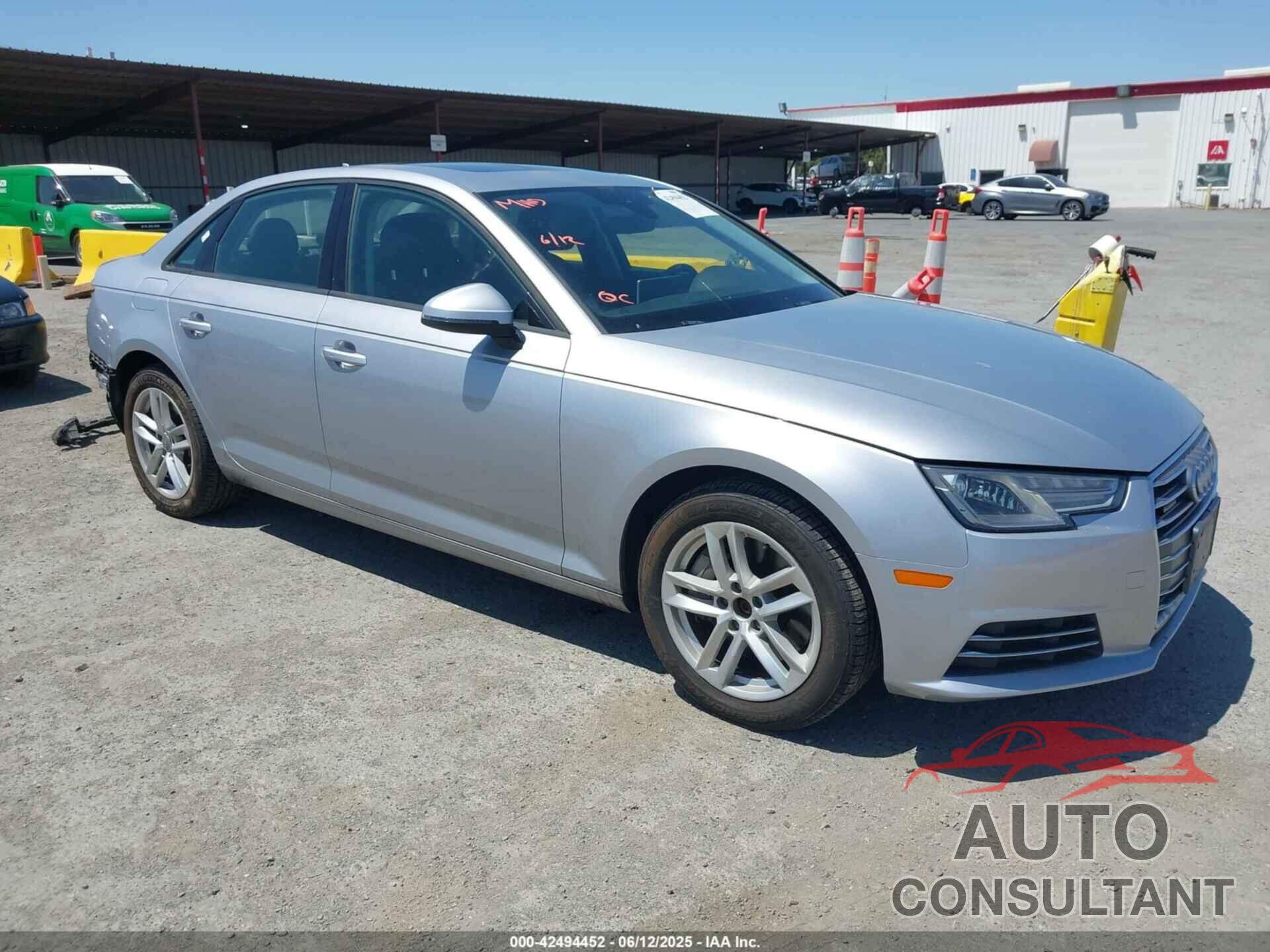 AUDI A4 2017 - WAUANAF4XHN028308