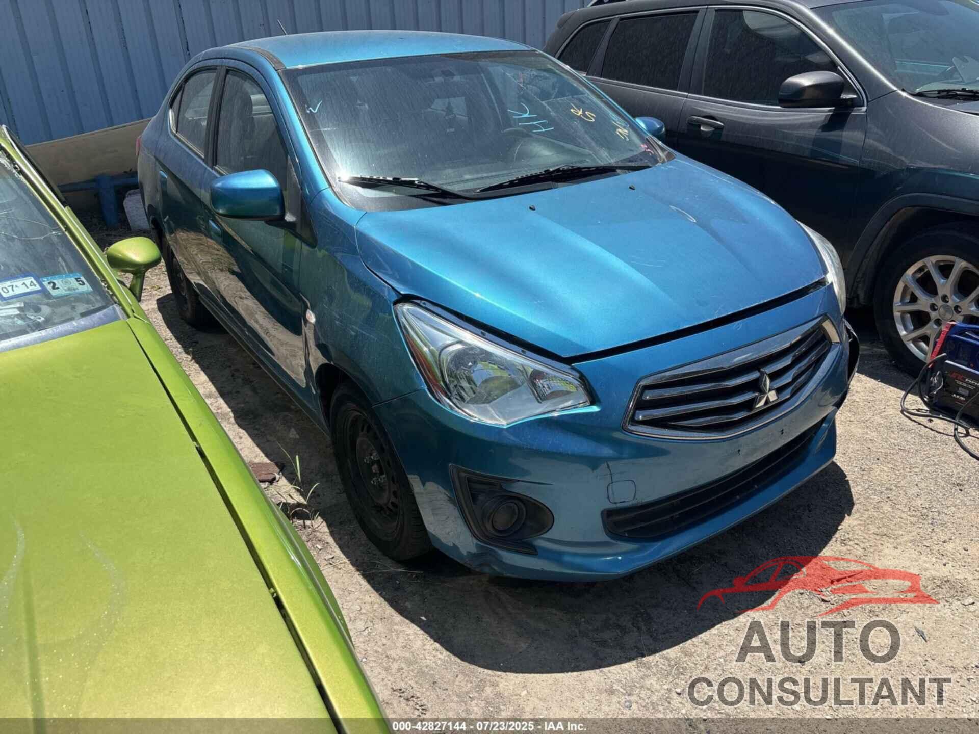 MITSUBISHI MIRAGE 2019 - ML32F3FJ2KHF03466