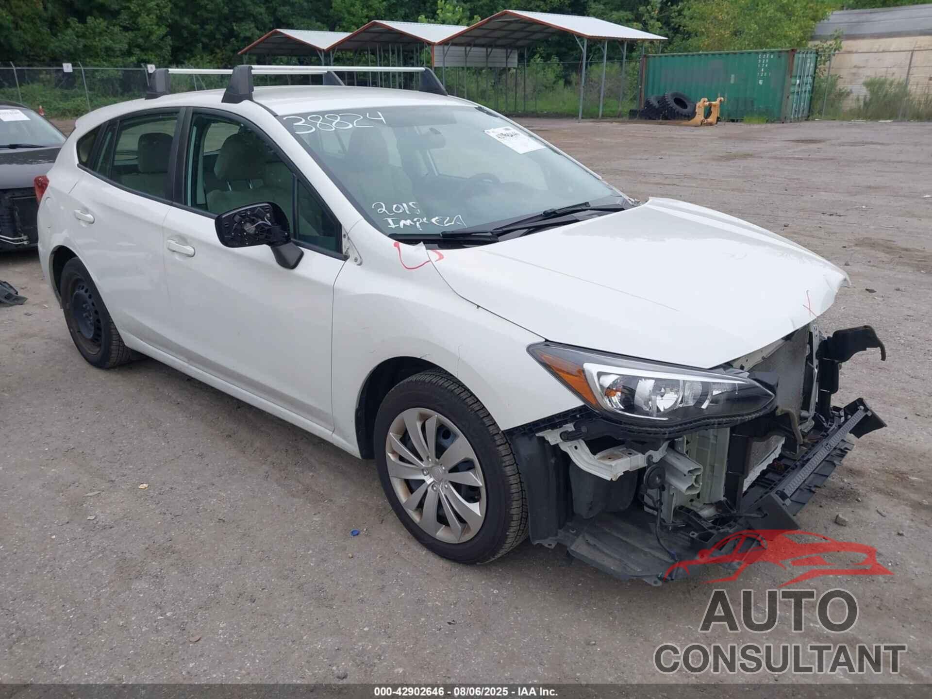 SUBARU IMPREZA 2018 - 4S3GTAA60J1752792