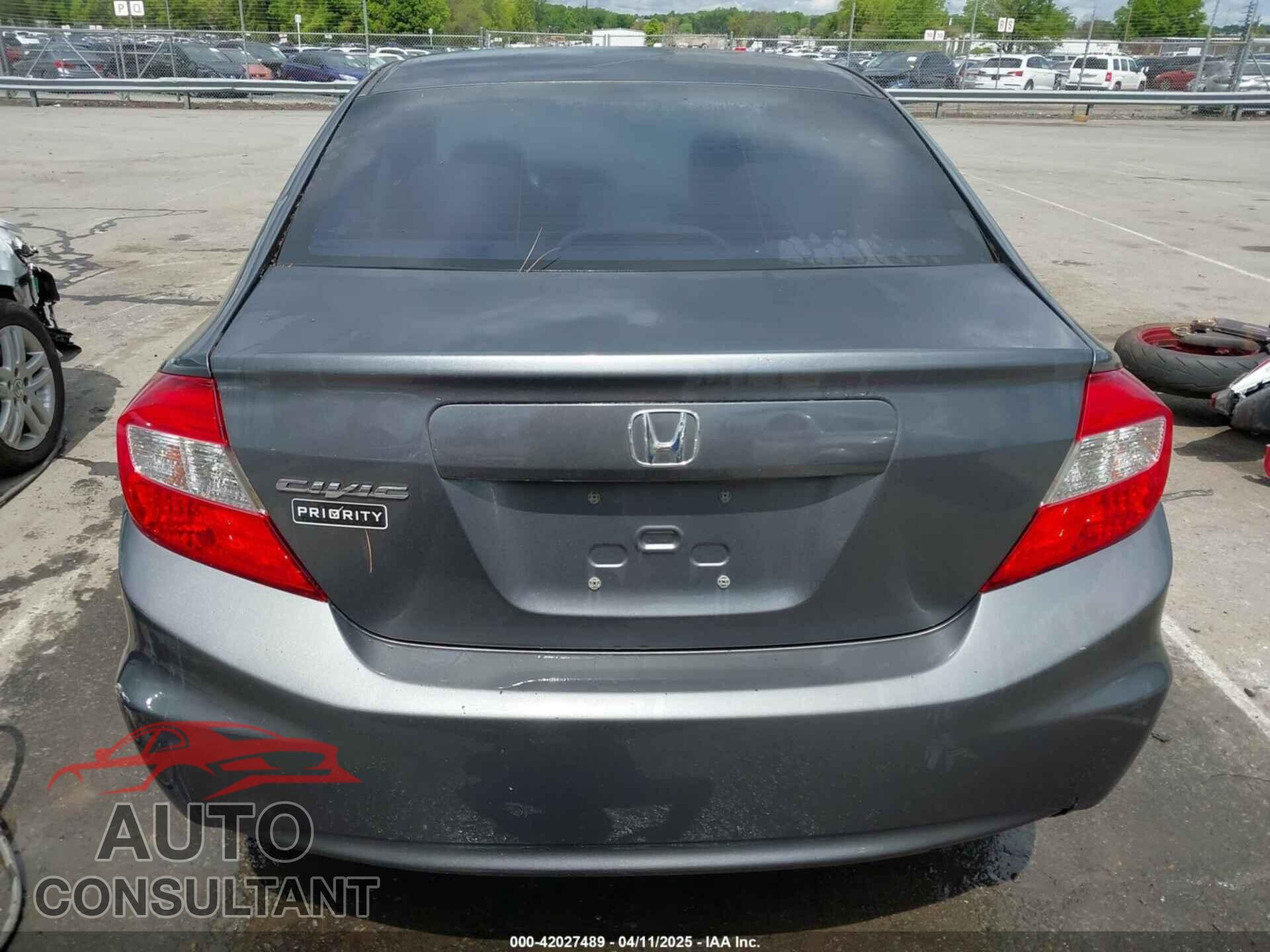 HONDA CIVIC 2012 - 19XFB2F56CE045295