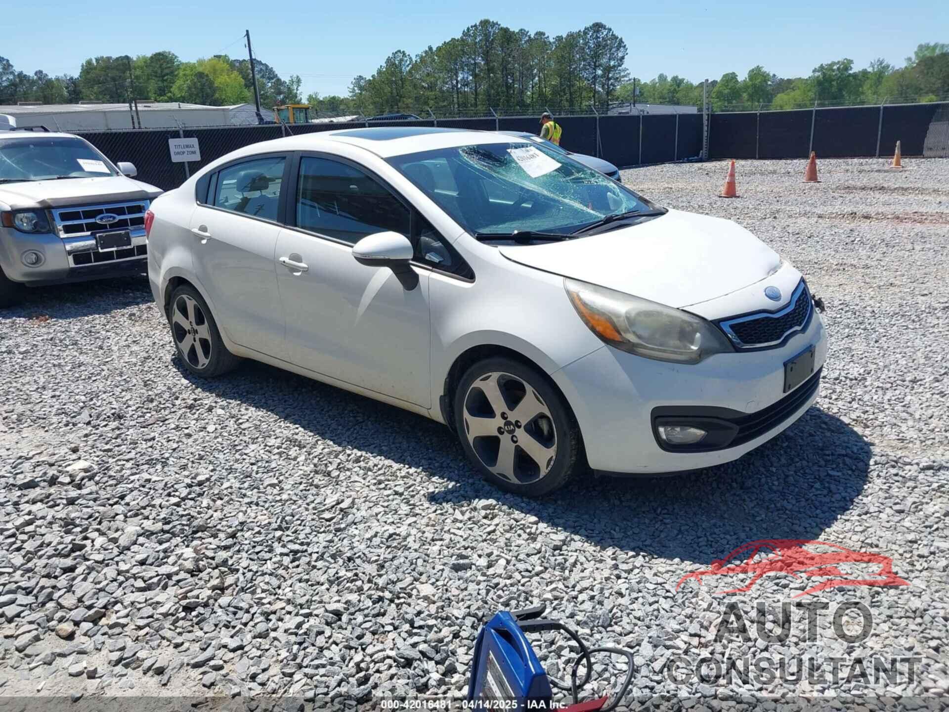 KIA RIO 2013 - KNADN4A37D6285587