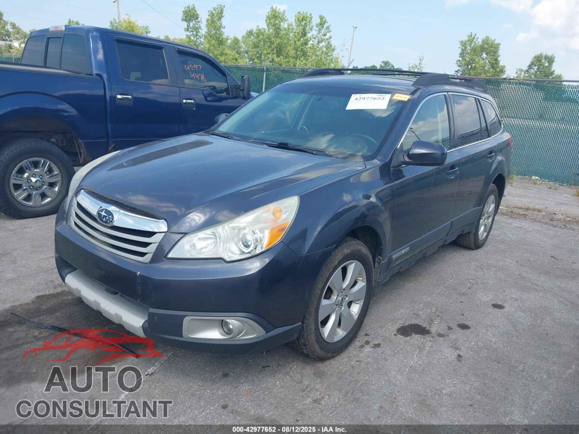 SUBARU OUTBACK 2012 - 4S4BRCKCXC3251663