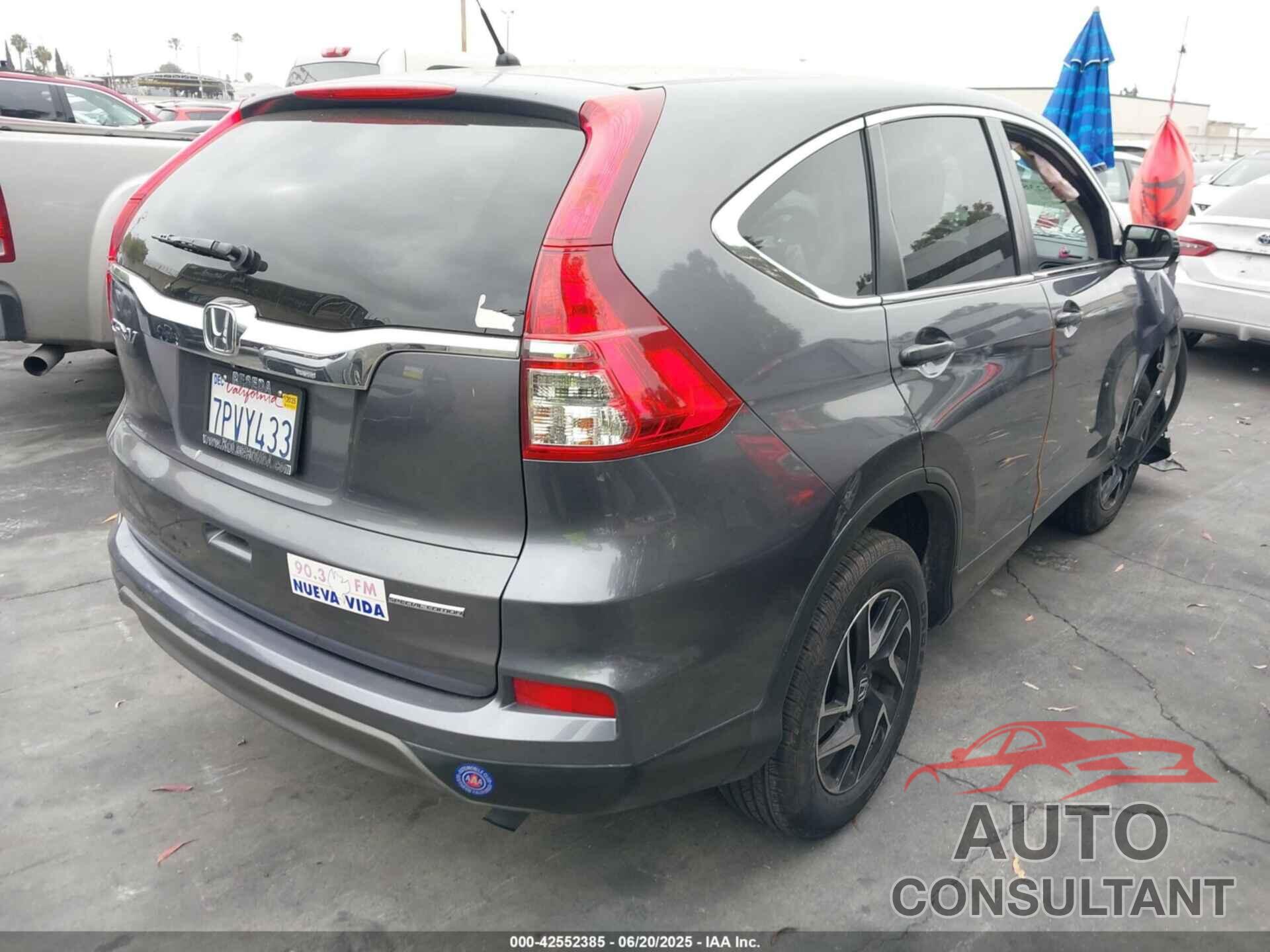 HONDA CR-V 2016 - 2HKRM3H48GH509125