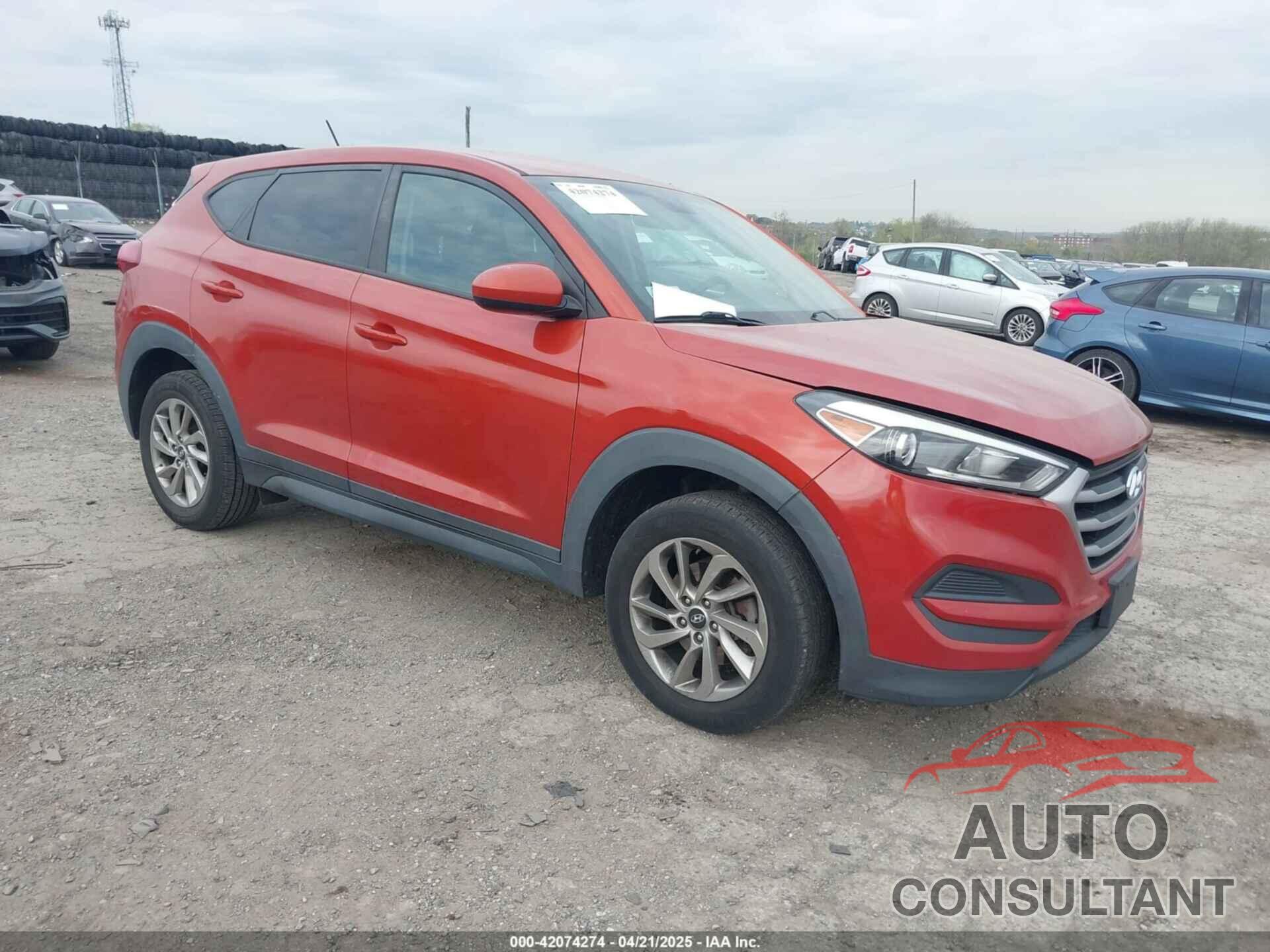 HYUNDAI TUCSON 2017 - KM8J23A46HU387316