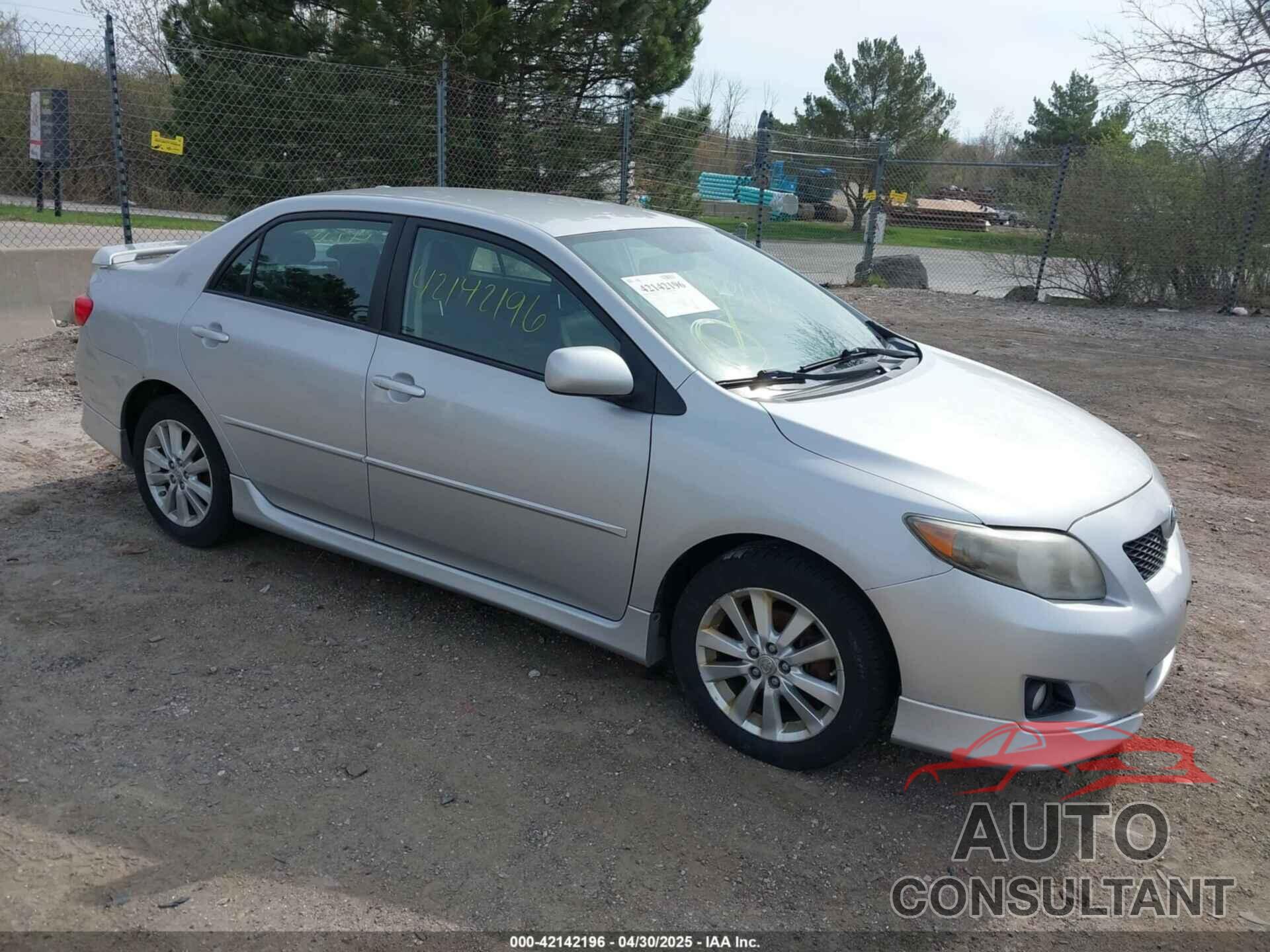 TOYOTA COROLLA 2010 - 2T1BU4EE6AC251587