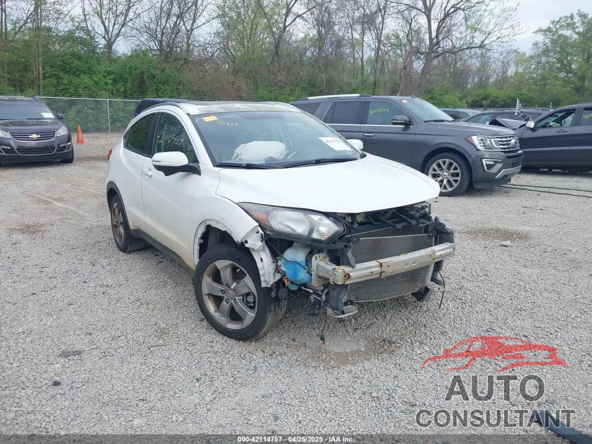 HONDA HR-V 2016 - 3CZRU6H74GM757369